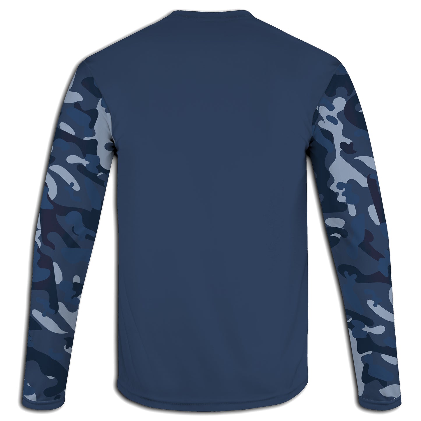 Men's Blue Camo American Flag & Tire Tracks Hoodie / T-Shirt / Long Sleeve Tee / Pullover / Sweatshirt
