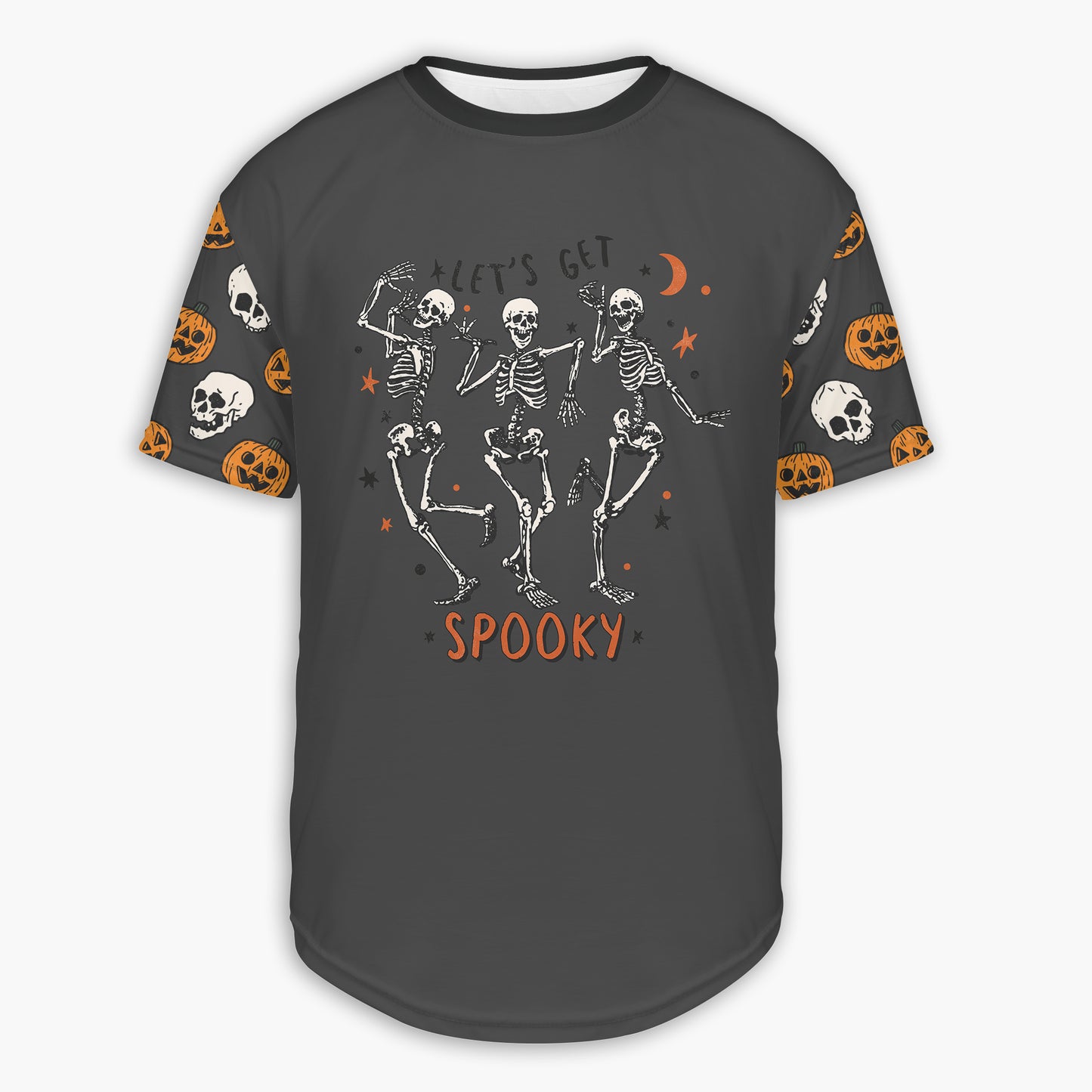 Men's / Women's "Let's Get Spooky" Skeleton Halloween Hoodie / T-Shirt / Long Sleeve Tee / Pullover / Sweatshirt