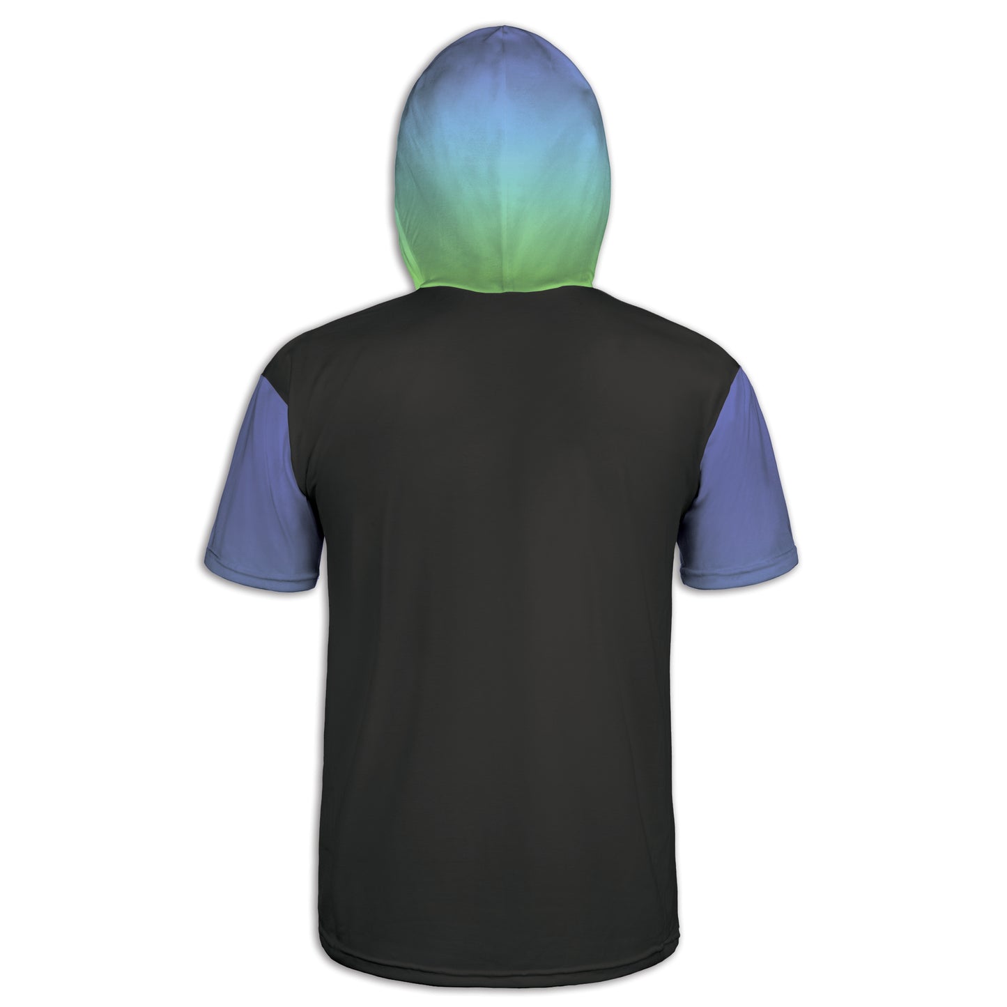 Men's Blue Green Ombre Dirt Bike Hoodie / T-Shirt / Long Sleeve Tee / Pullover / Sweatshirt
