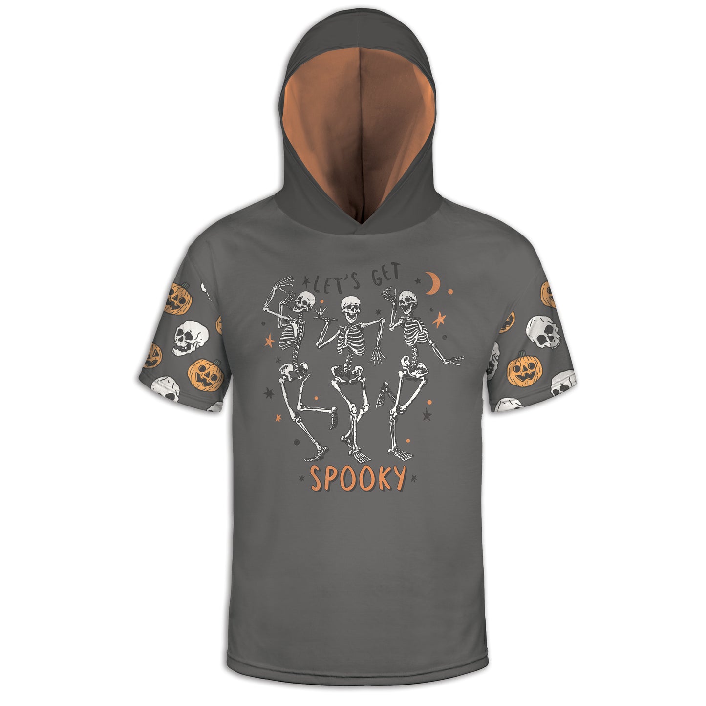 Men's / Women's "Let's Get Spooky" Skeleton Halloween Hoodie / T-Shirt / Long Sleeve Tee / Pullover / Sweatshirt