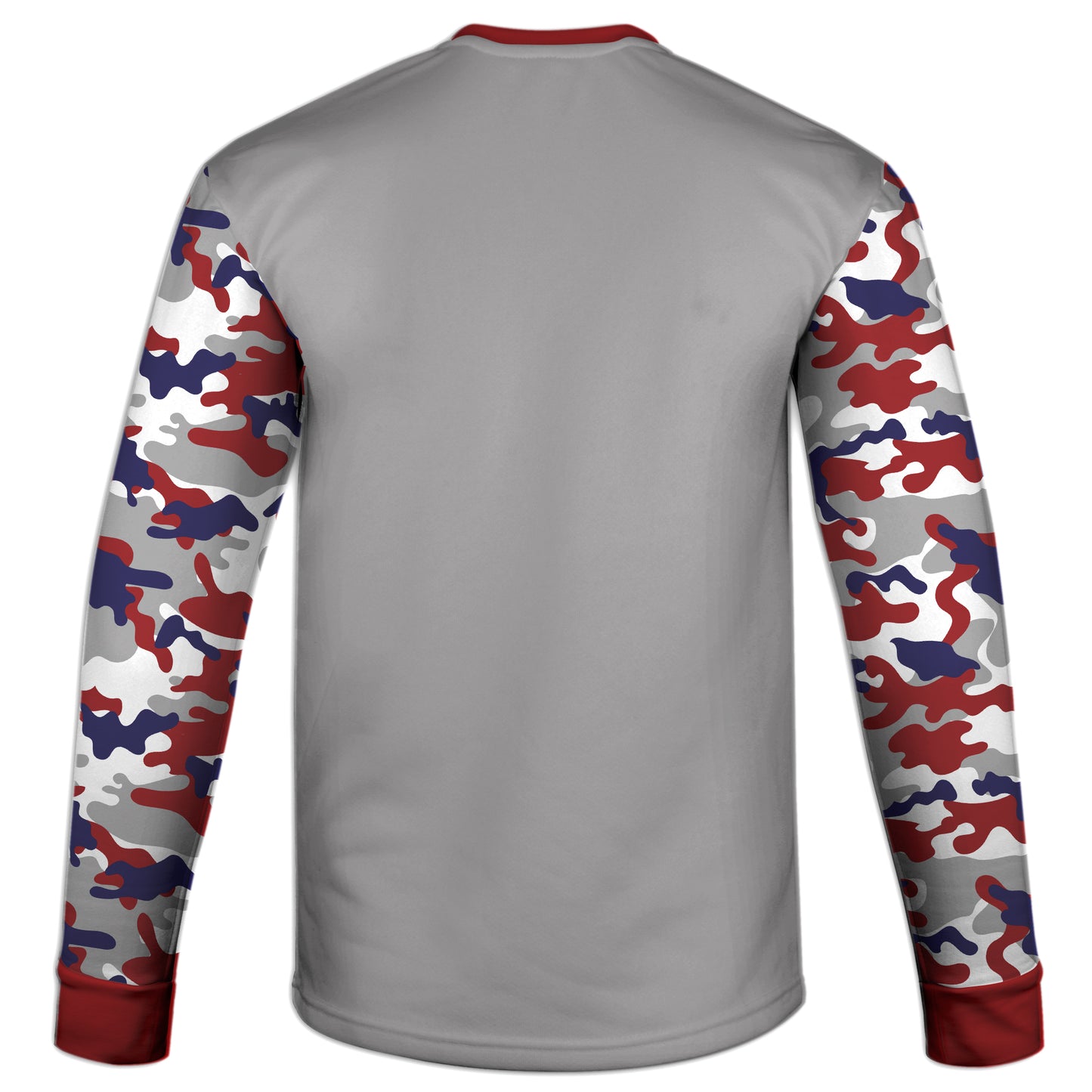 Men's Deer and USA Flag Red White & Blue Camo Hoodie / T-Shirt / Long Sleeve Tee / Pullover / Sweatshirt