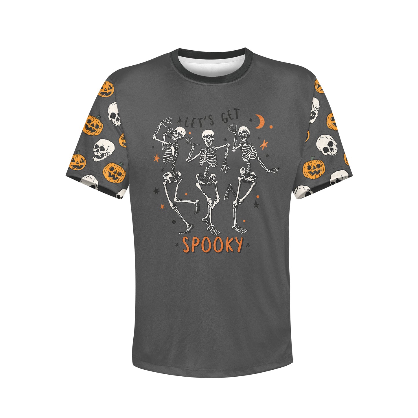 Men's / Women's "Let's Get Spooky" Skeleton Halloween Hoodie / T-Shirt / Long Sleeve Tee / Pullover / Sweatshirt