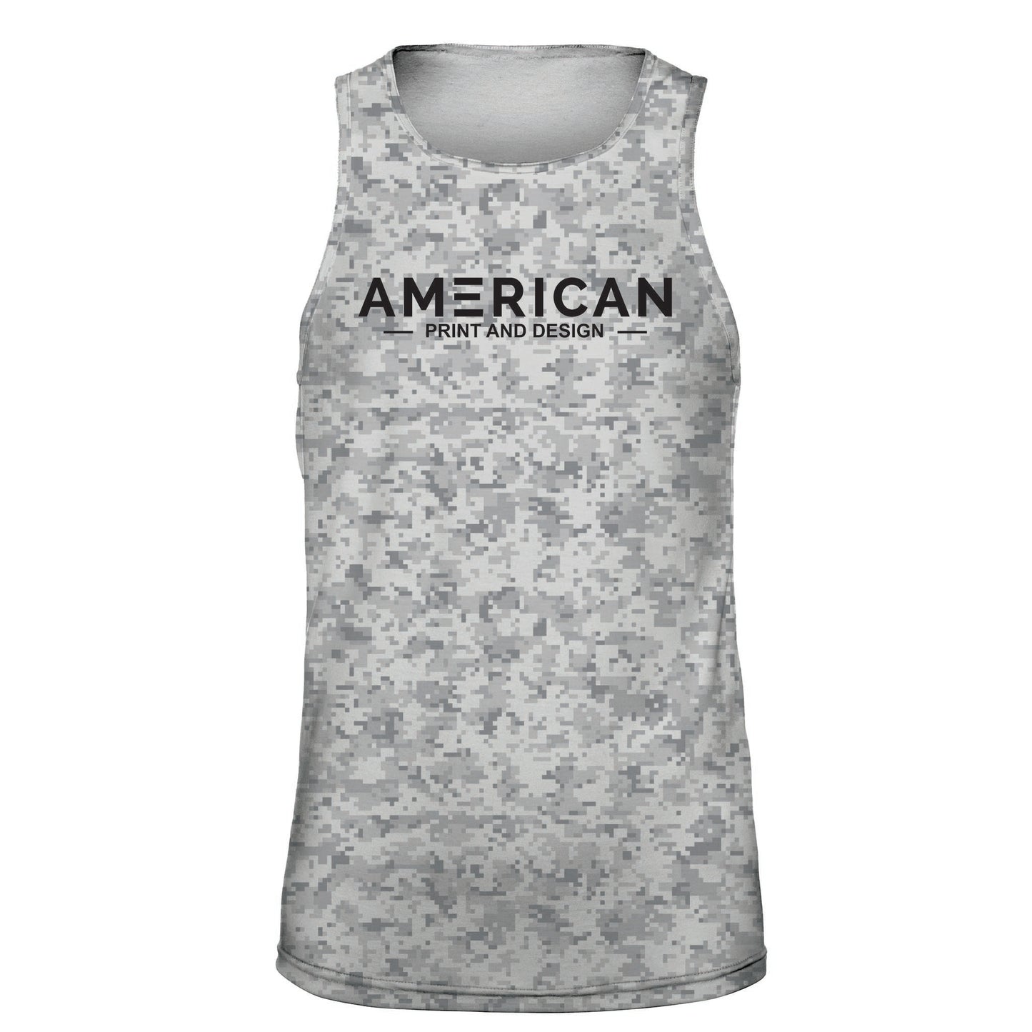 American Print and Design - Men's Camo Tank