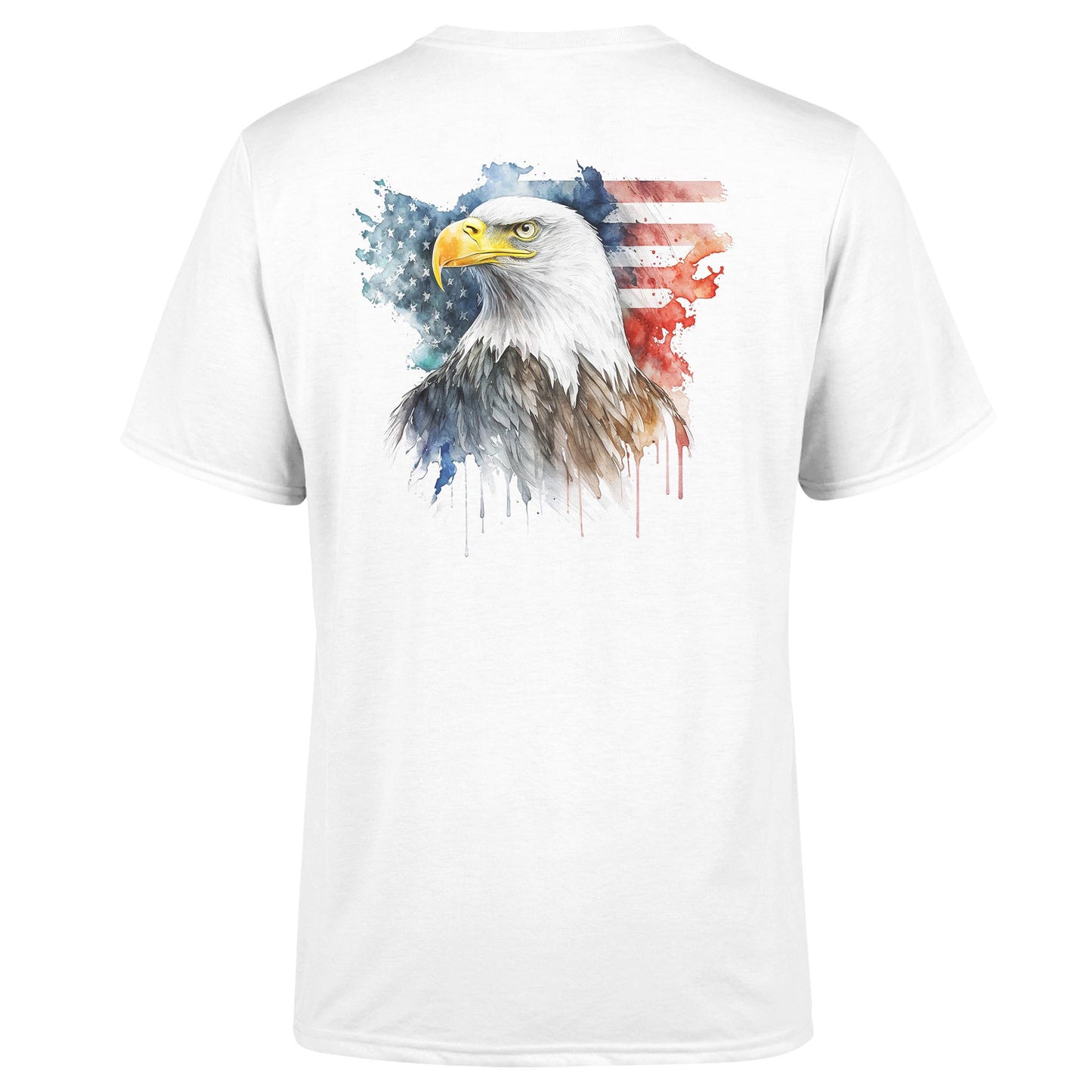 American Print and Design Eagle Print - Cotton T-Shirt - Unisex