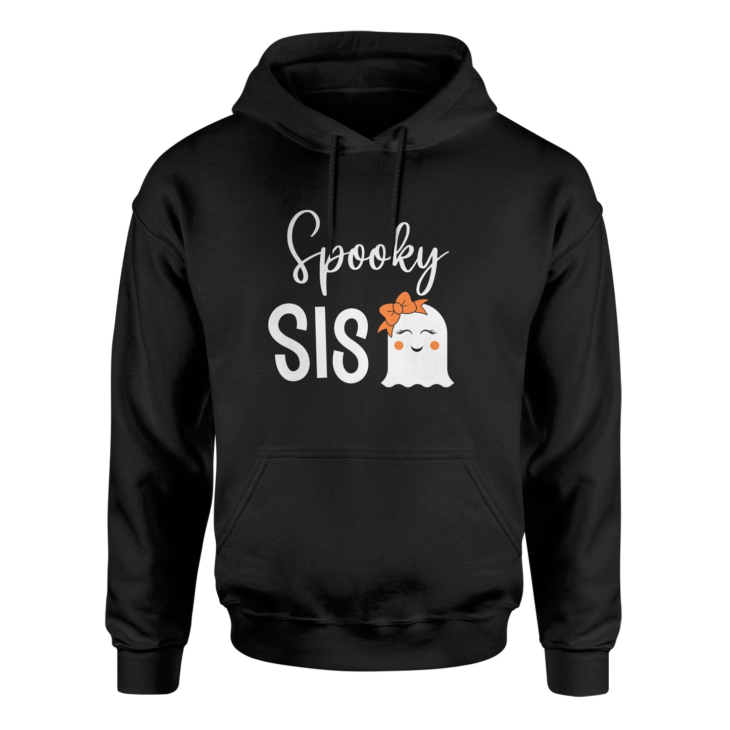 Spooky Ghost Family- Black Halloween Hoodies