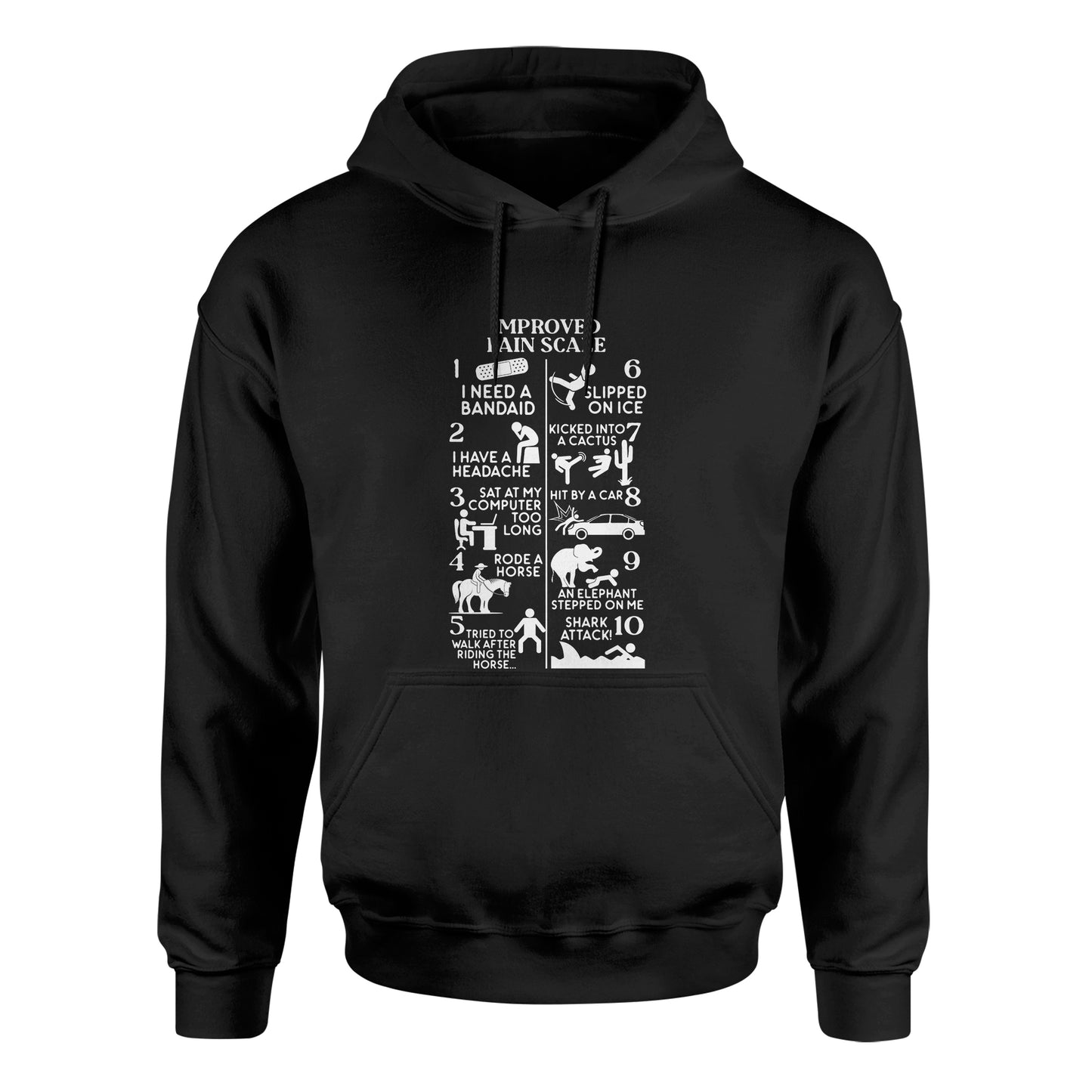Improved Pain Scale 2 - Biblend Hoodie - Unisex
