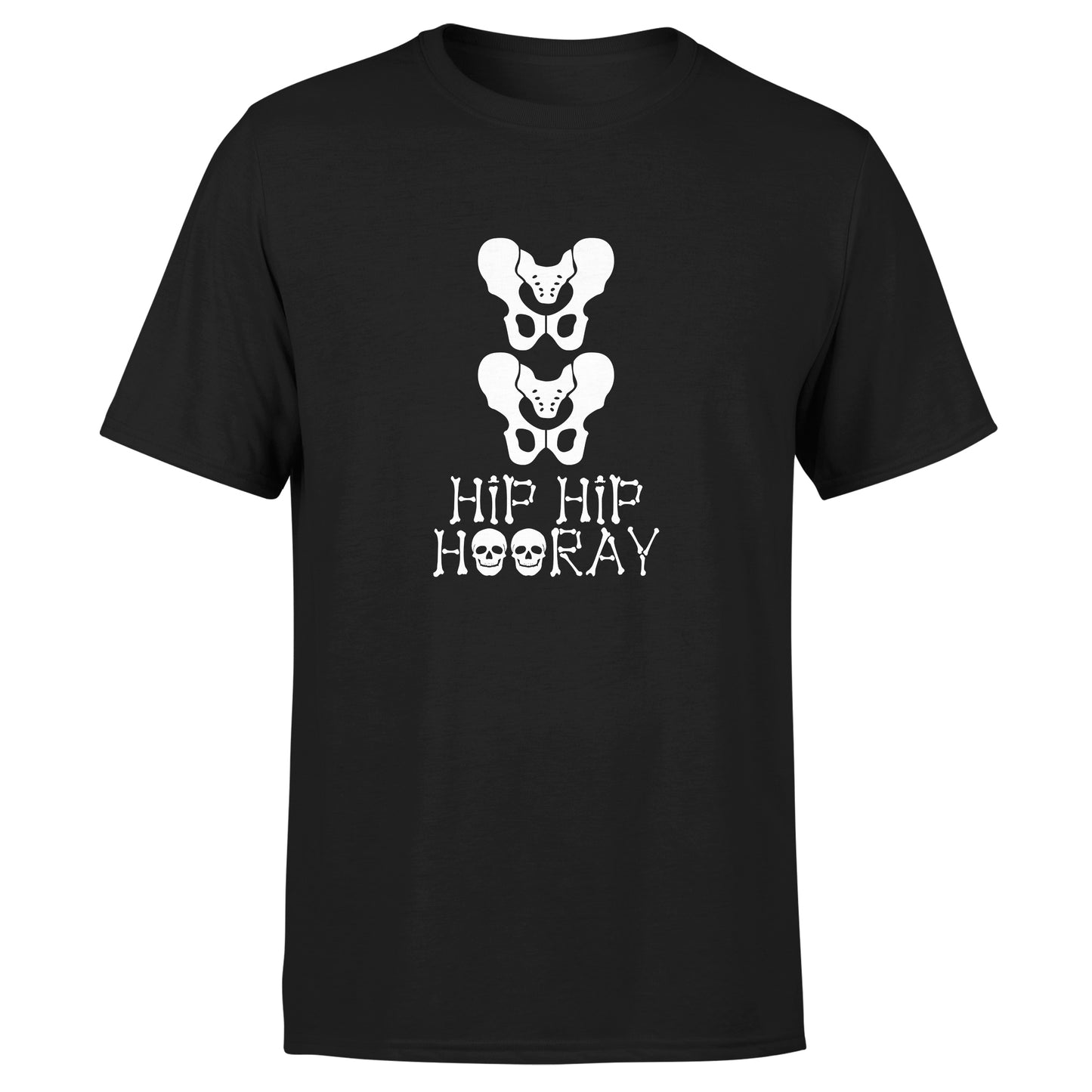 Skeleton Group / Family Black Halloween T-Shirts