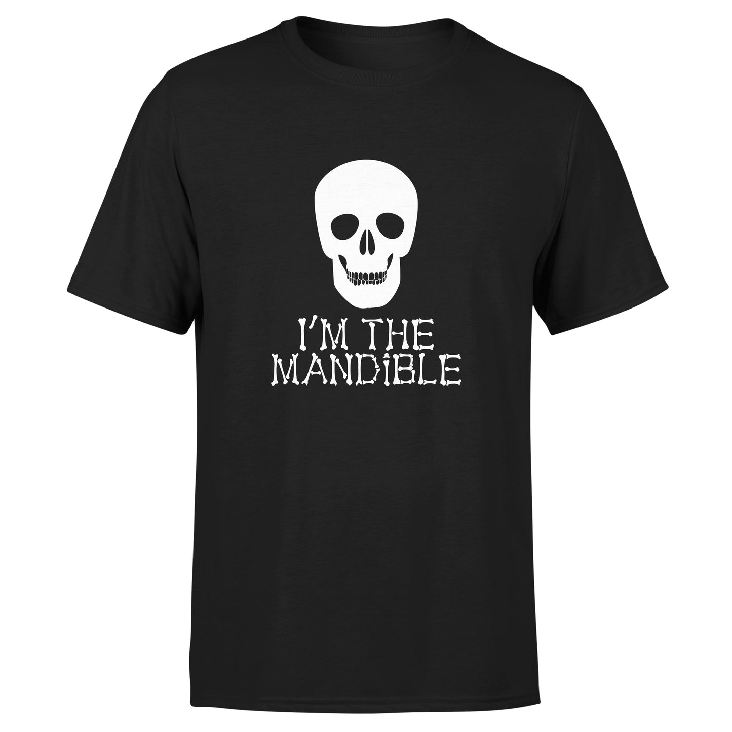 Skeleton Group / Family Black Halloween T-Shirts