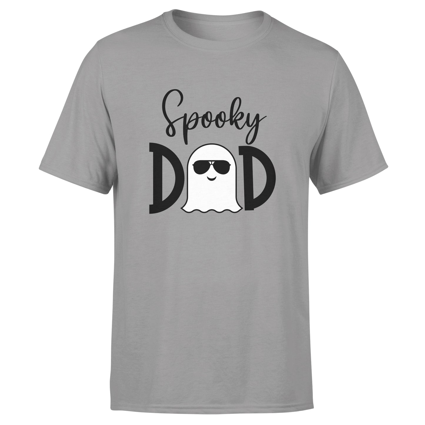 Spooky Ghost Family - Grey Hallowen T-Shirts