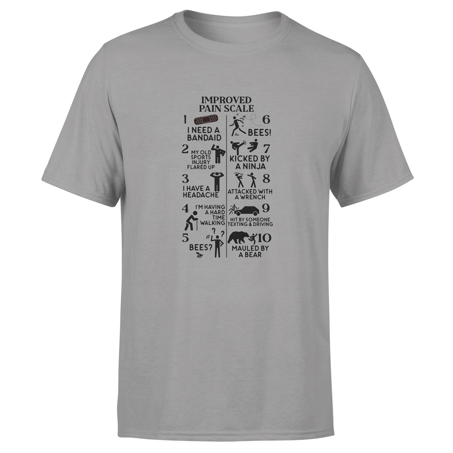 Improved Pain Scale - Cotton T-Shirt - Unisex