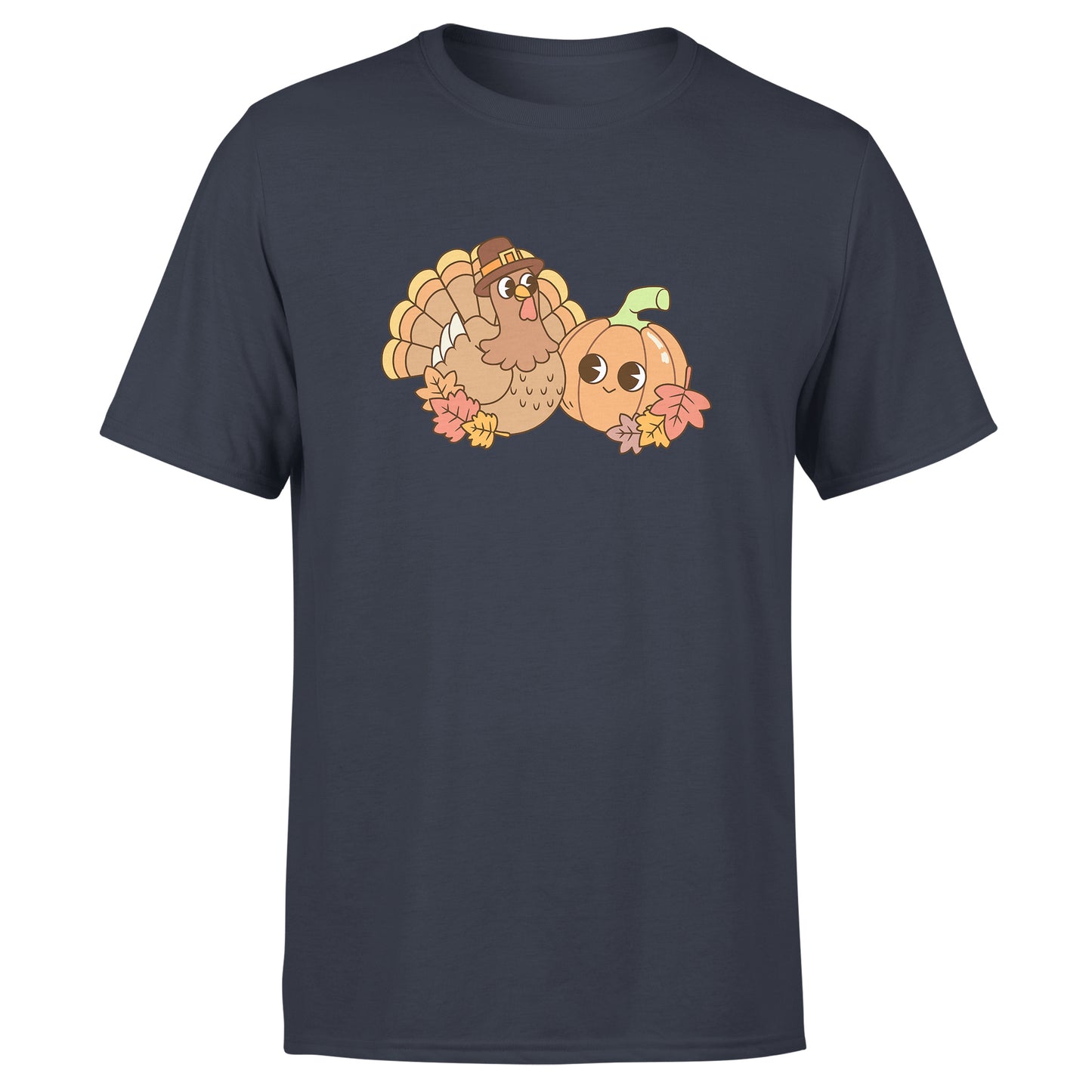 Thanksgiving Unisex Group T-Shirts - Red / Navy / Green