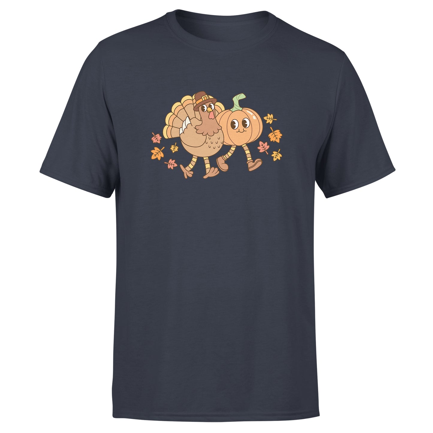 Thanksgiving Unisex Group T-Shirts - Red / Navy / Green