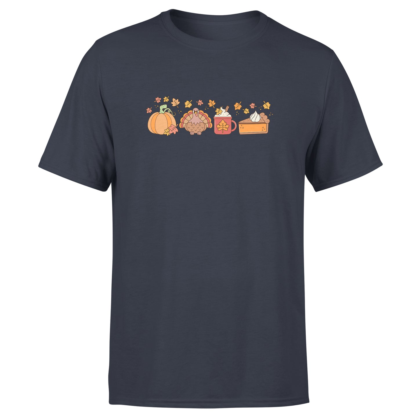 Thanksgiving Unisex Group T-Shirts - Red / Navy / Green