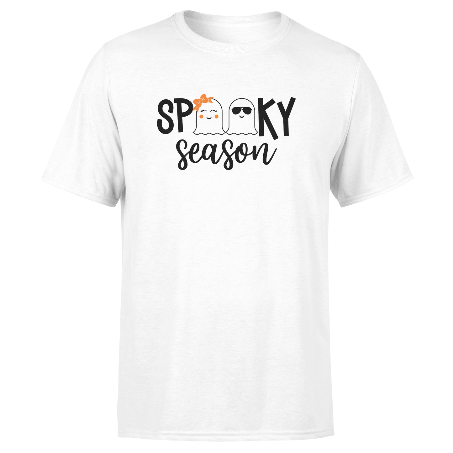 Spooky Ghost Family - White Halloween T-Shirts