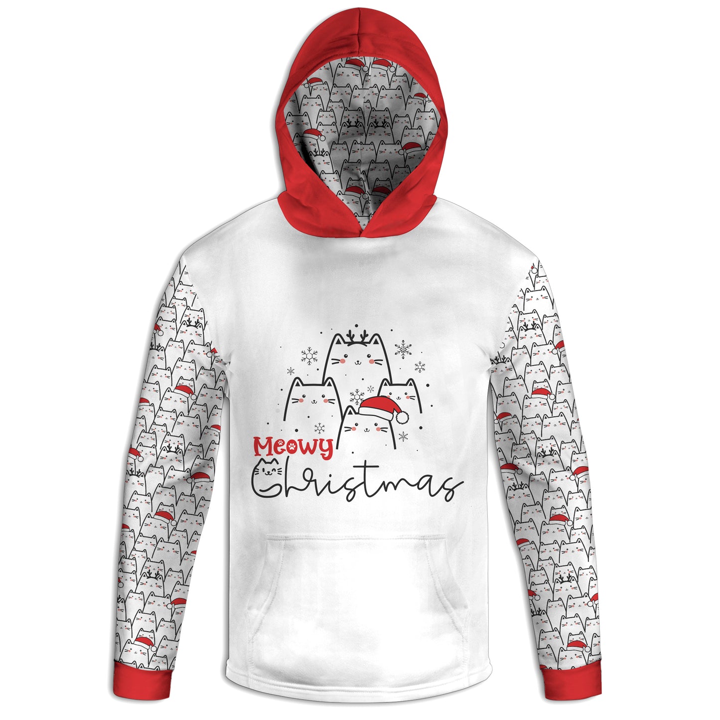 Meowy Christmas - Unisex Hoodie / Sweatshirt / T-Shirt / Pullover