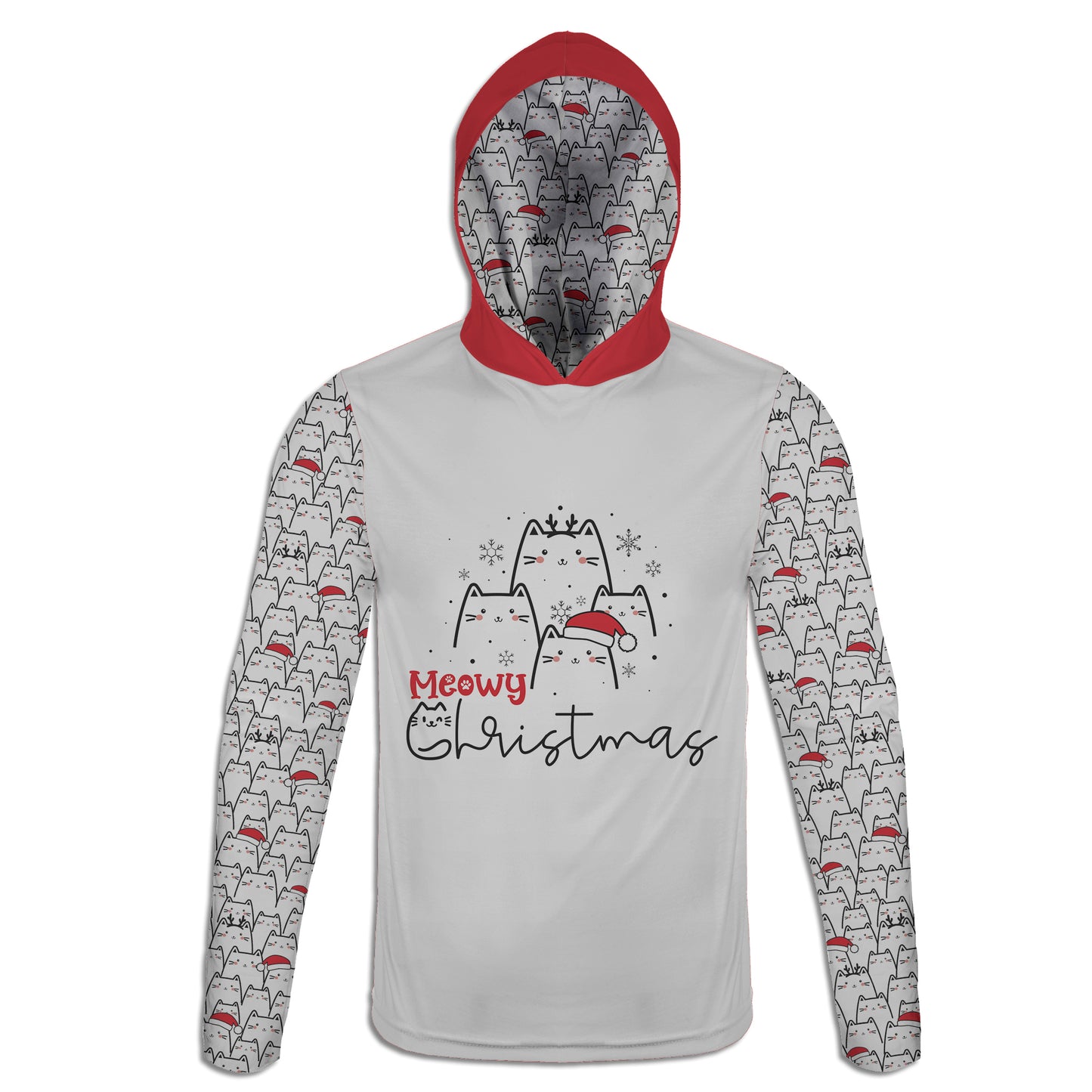 Meowy Christmas - Unisex Hoodie / Sweatshirt / T-Shirt / Pullover