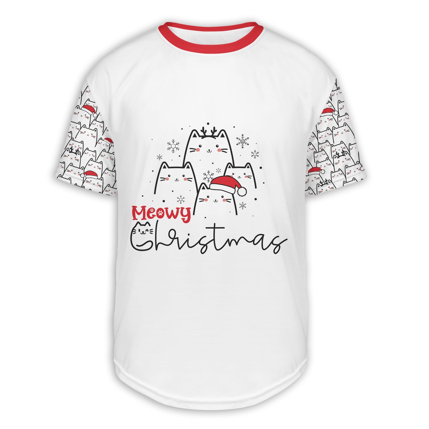 Meowy Christmas - Unisex Hoodie / Sweatshirt / T-Shirt / Pullover