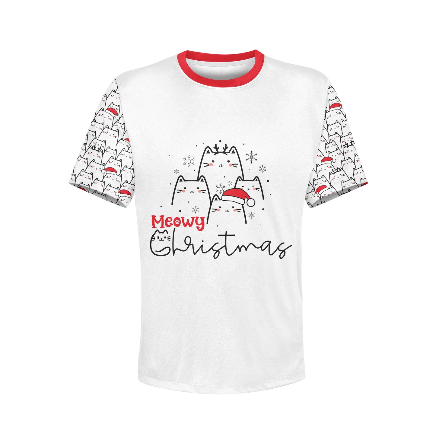 Meowy Christmas - Unisex Hoodie / Sweatshirt / T-Shirt / Pullover