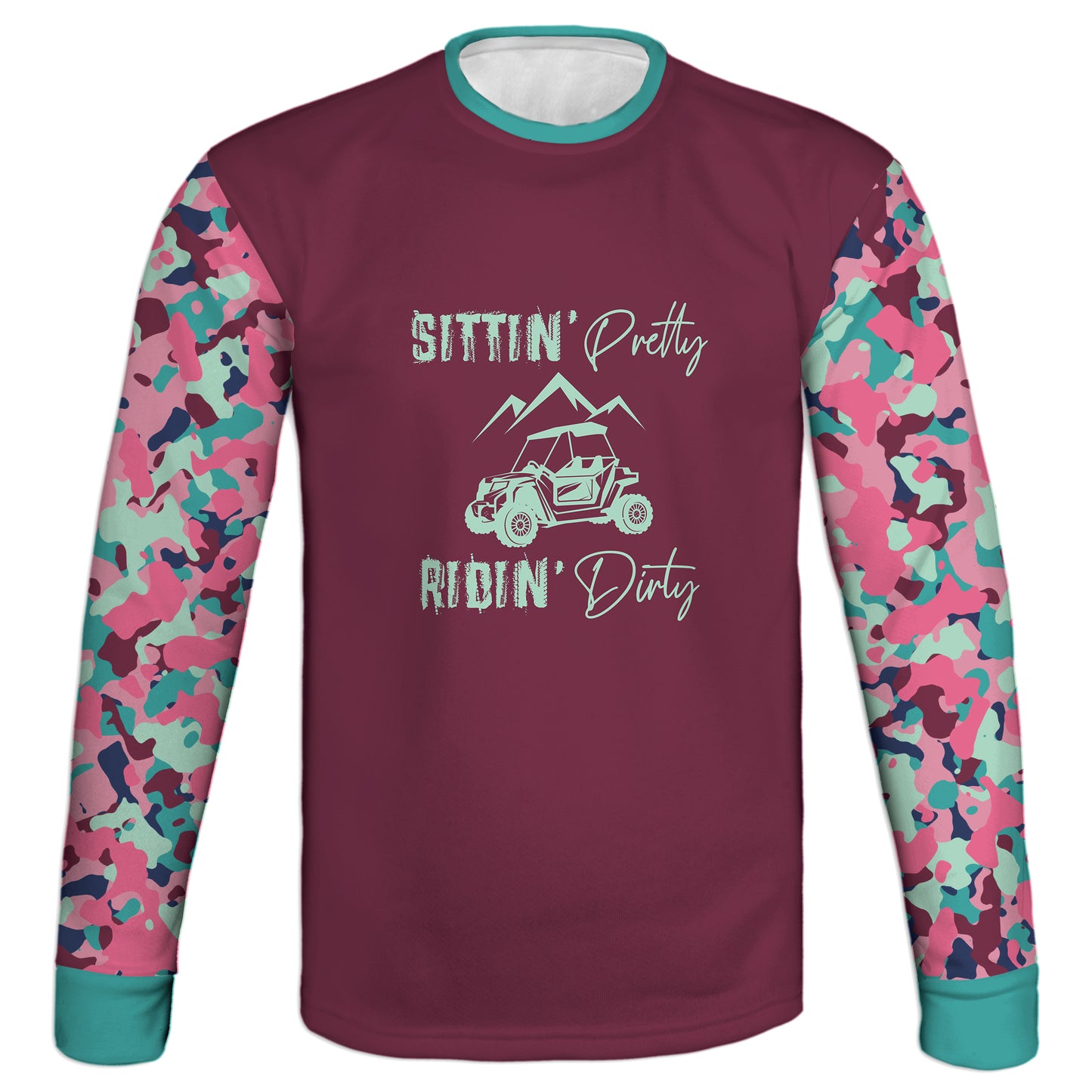 Women's 'Sittin Pretty, Ridin Dirty' Side by Side Hoodie / T-Shirt / Pullover / Sweatshirt