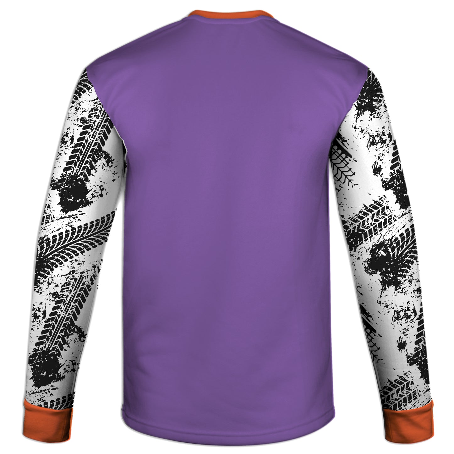 Women's Orange Purple & Black Side by Side Hoodie / T-Shirt / Pullover / Sweatshirt
