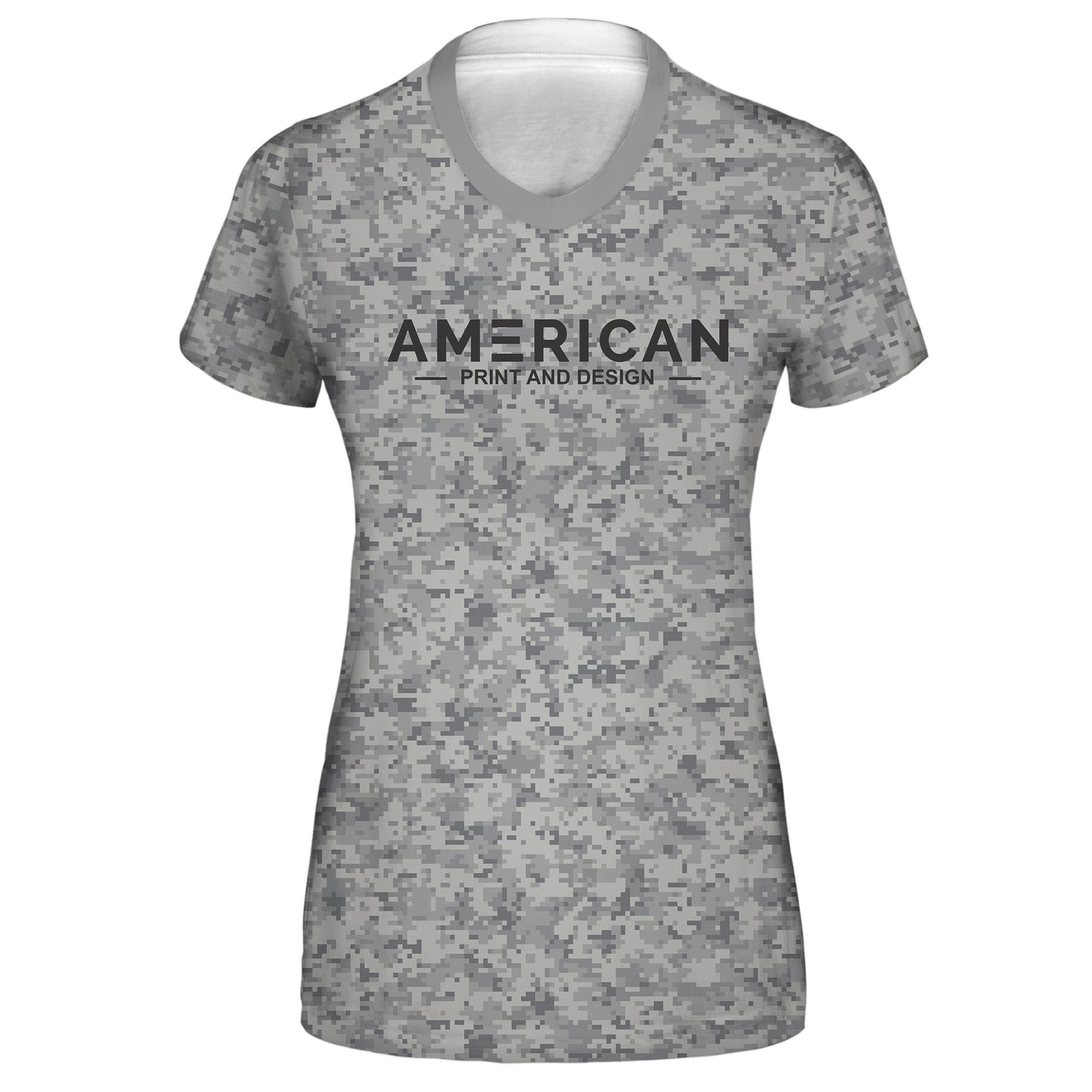 American Print and Design - Women's Camo T-Shirt
