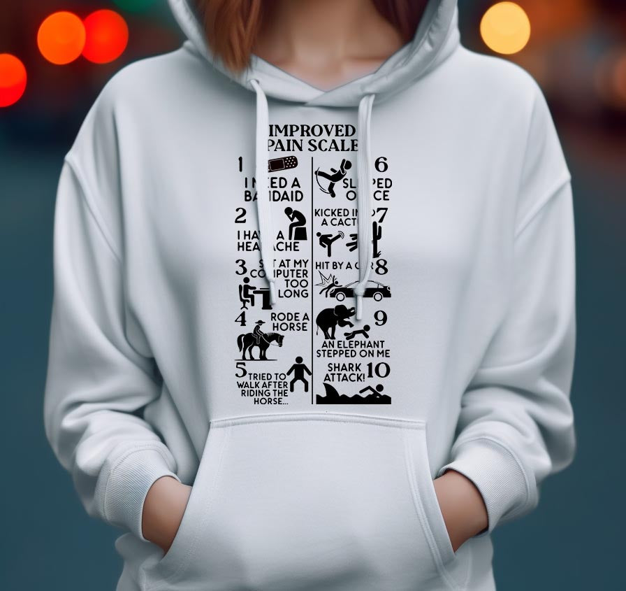 Improved Pain Scale 2 - Biblend Hoodie - Unisex