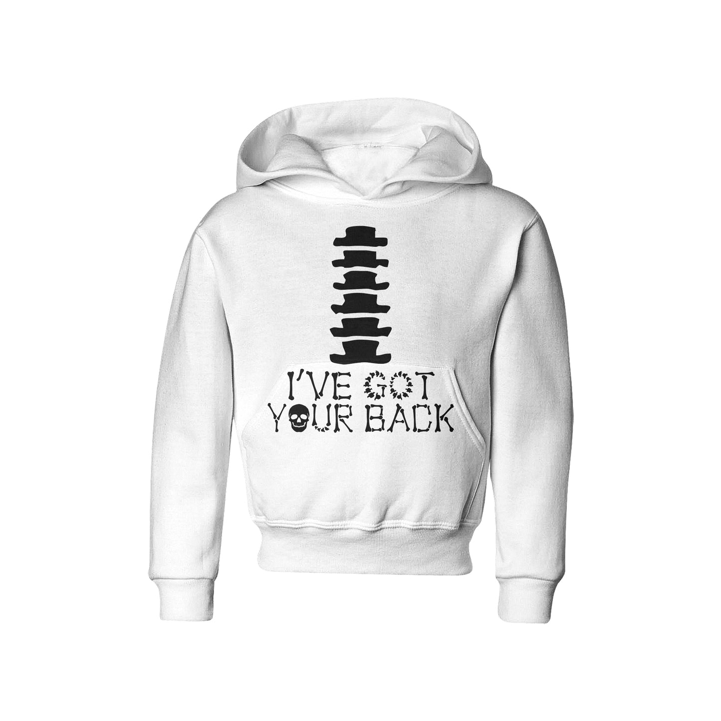 Skeleton Group / Family White Halloween Hoodies