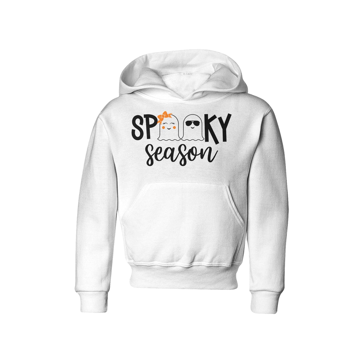 Spooky Ghost Family - White Halloween Hoodies