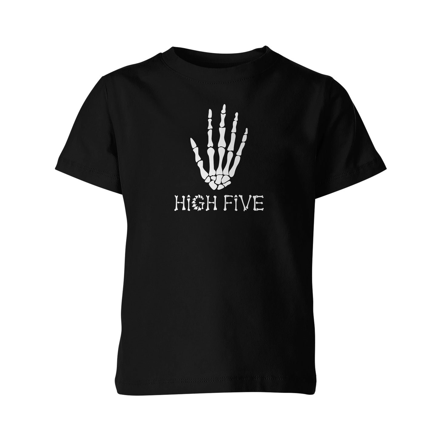 Skeleton Group / Family Black Halloween T-Shirts