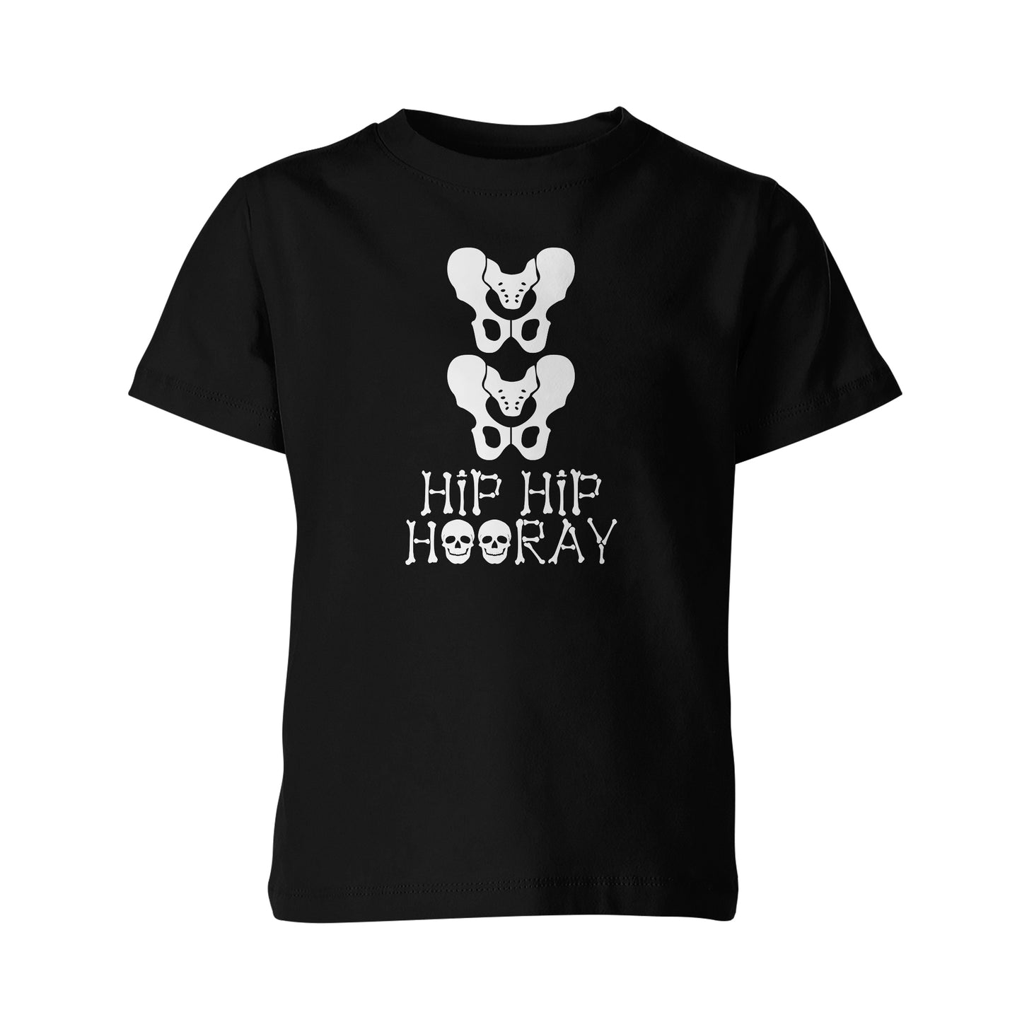 Skeleton Group / Family Black Halloween T-Shirts