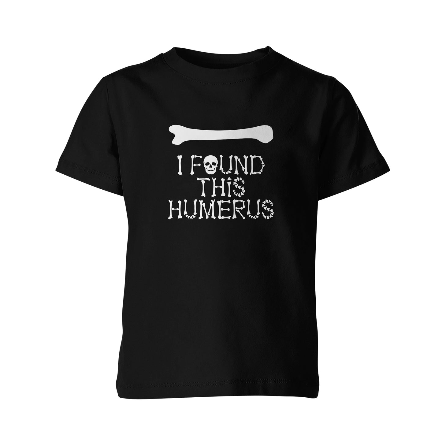Skeleton Group / Family Black Halloween T-Shirts