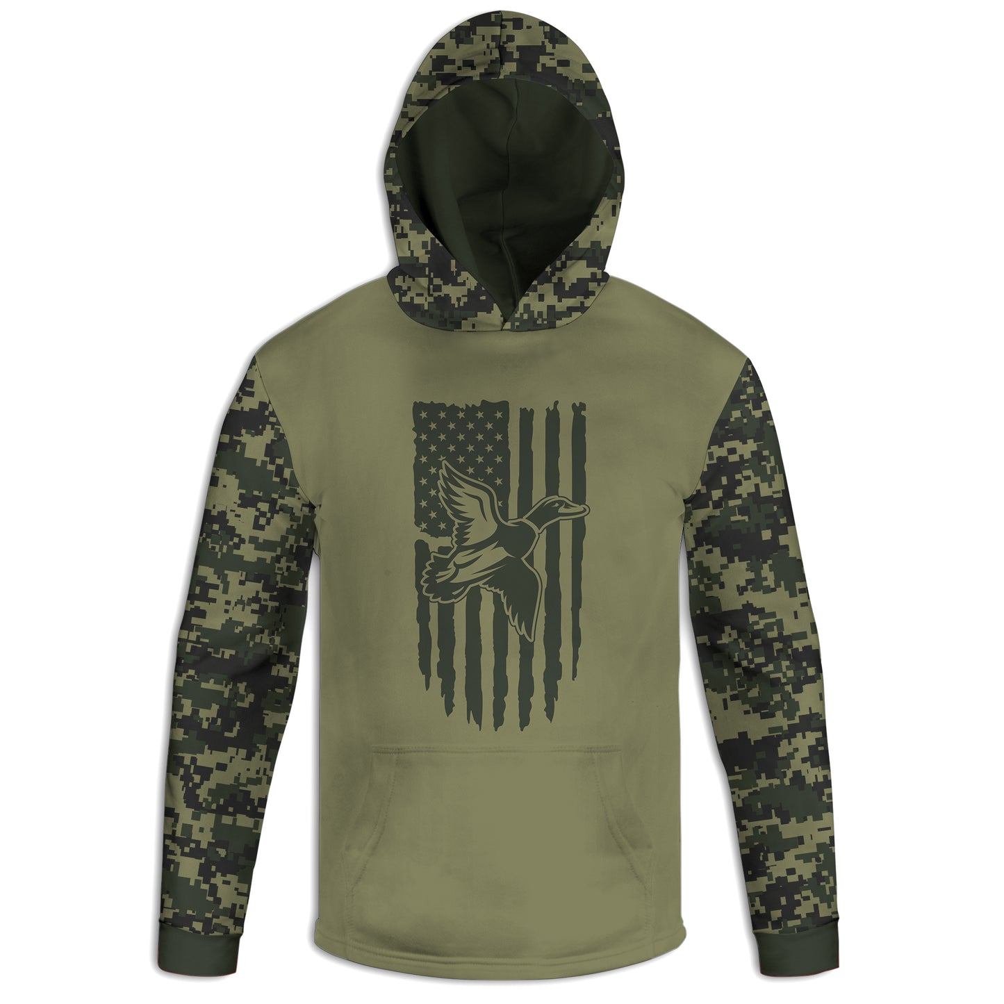 Men's Duck Flag CAMO HOODIE / T-SHIRT / LONG SLEEVE TEE / PULLOVER / SWEATSHIRT