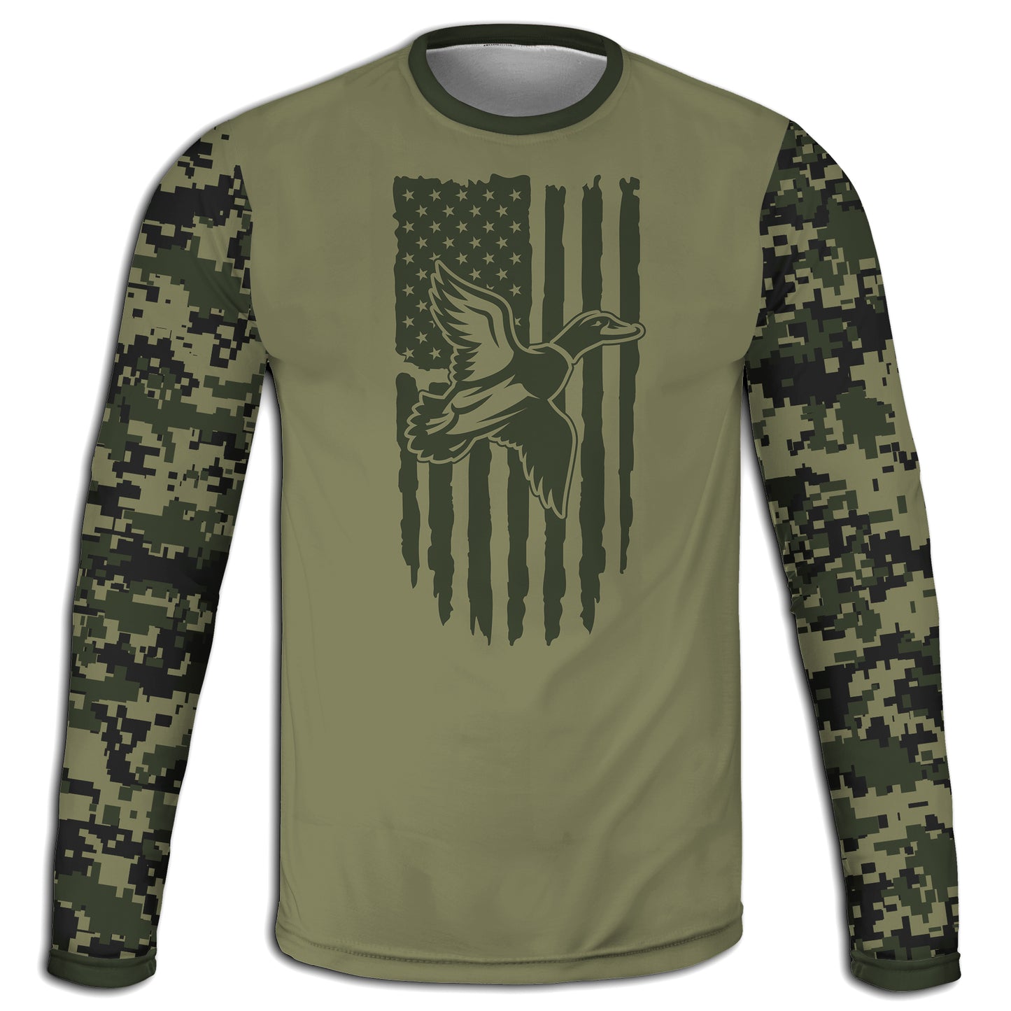 Men's Duck Flag CAMO HOODIE / T-SHIRT / LONG SLEEVE TEE / PULLOVER / SWEATSHIRT