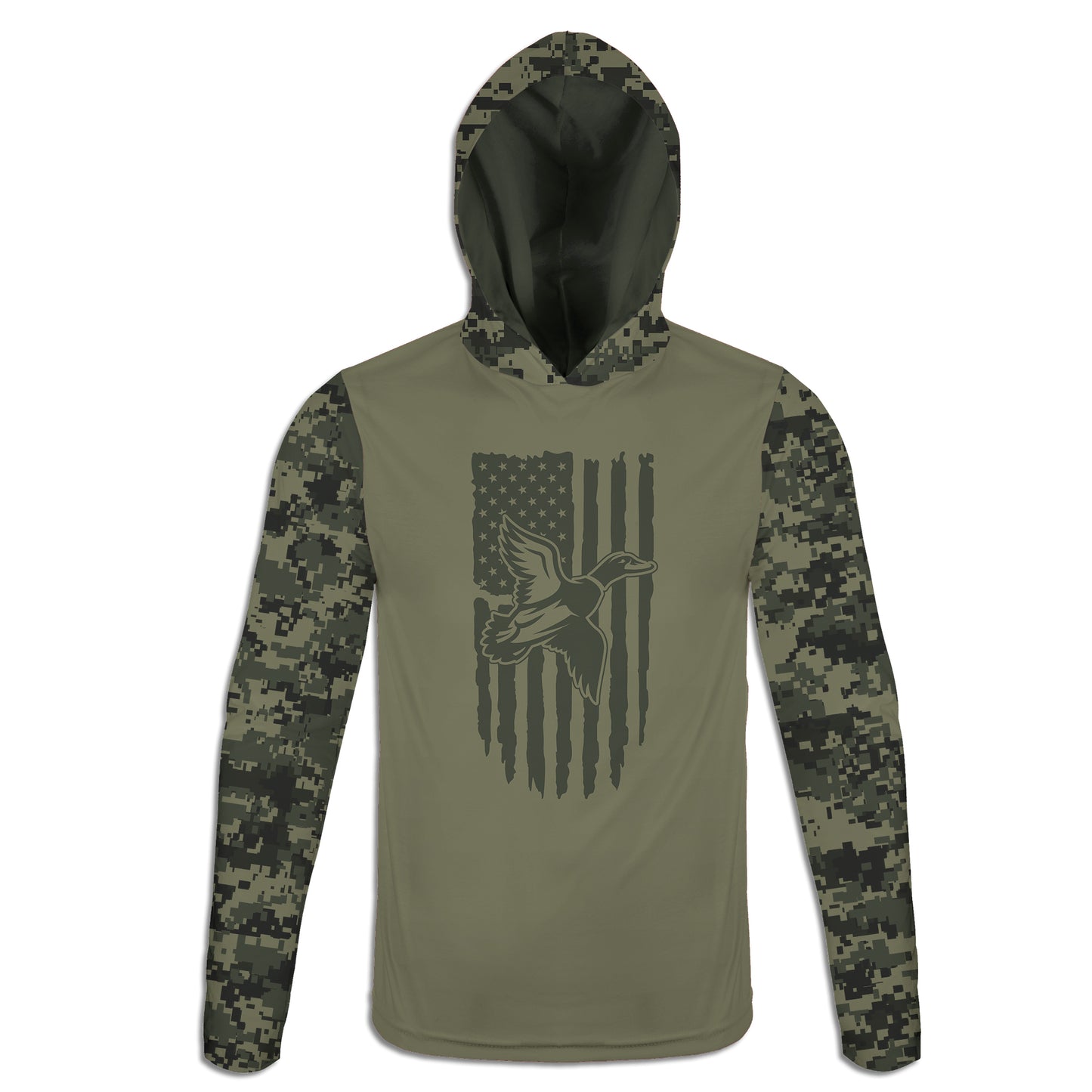 Men's Duck Flag CAMO HOODIE / T-SHIRT / LONG SLEEVE TEE / PULLOVER / SWEATSHIRT