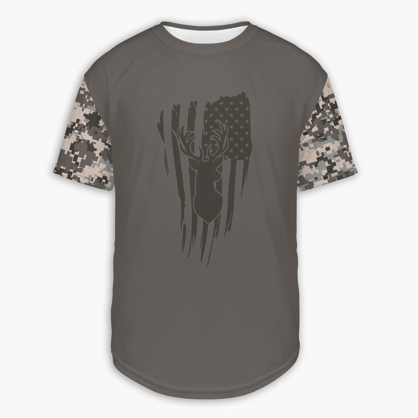Men's Buck Flag CAMO HOODIE / T-SHIRT / LONG SLEEVE TEE / PULLOVER / SWEATSHIRT