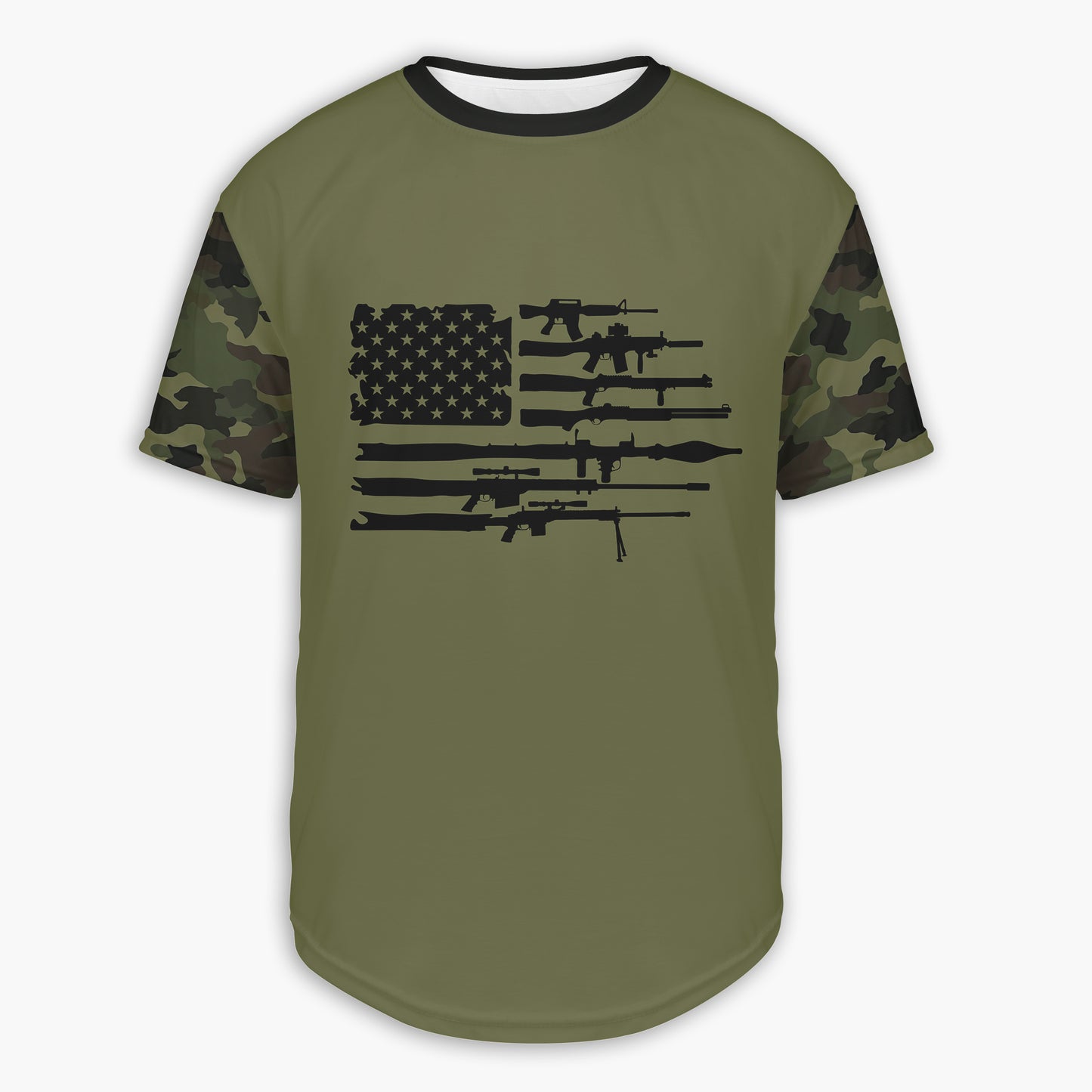 Men's Gun Flag CAMO HOODIE / T-SHIRT / LONG SLEEVE TEE / PULLOVER / SWEATSHIRT