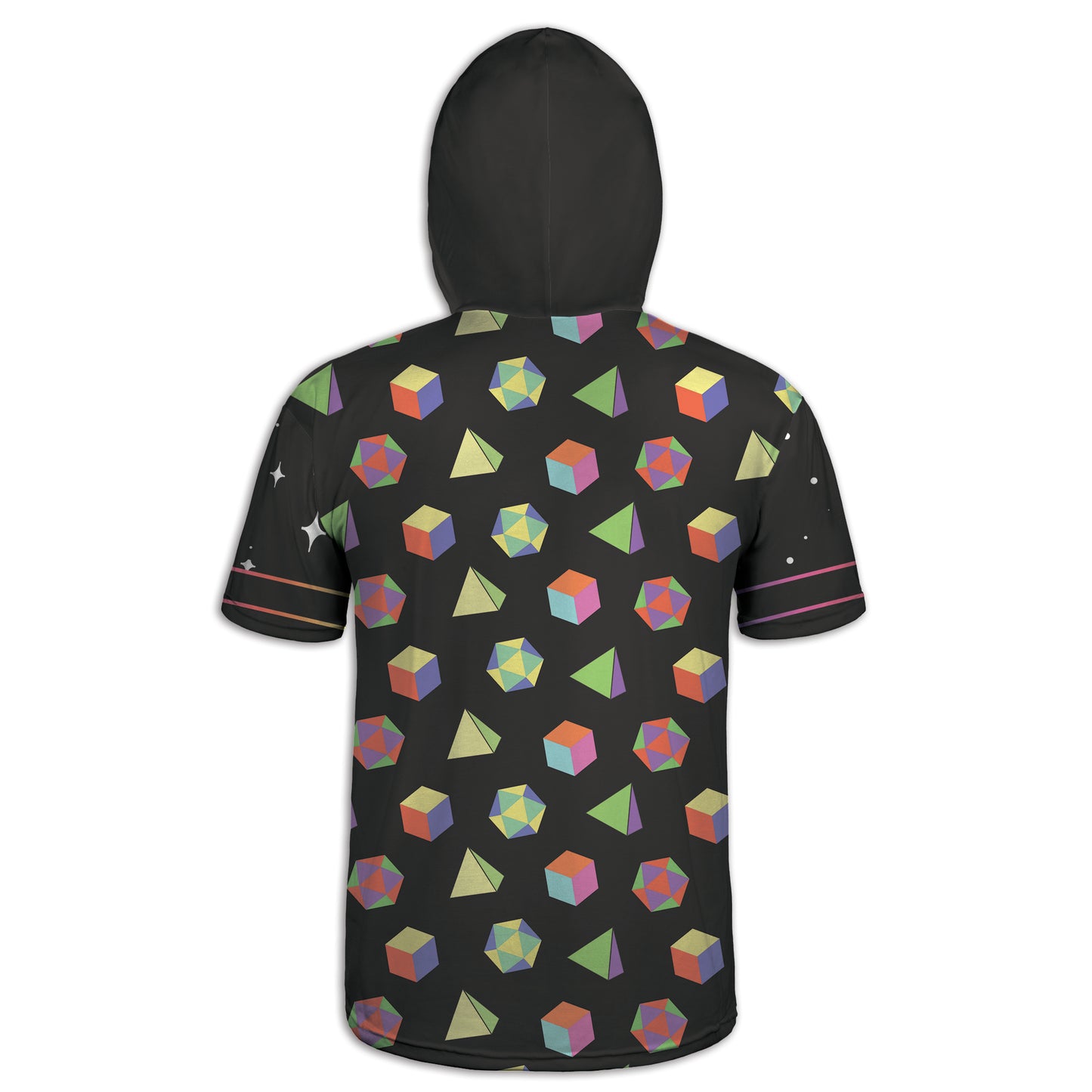 Intergalactic Sasquatch - Men's Lightweight Short Sleeve Hoodie - #2