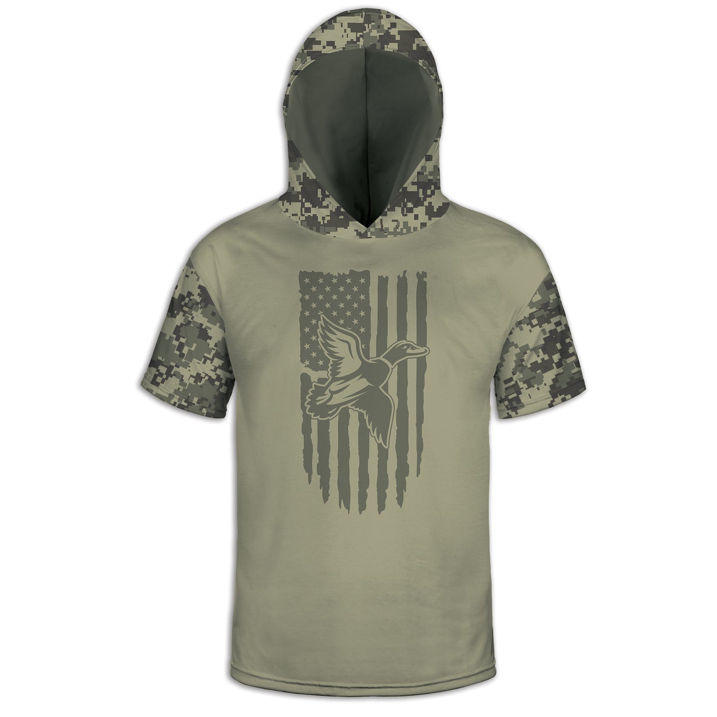Men's Duck Flag CAMO HOODIE / T-SHIRT / LONG SLEEVE TEE / PULLOVER / SWEATSHIRT
