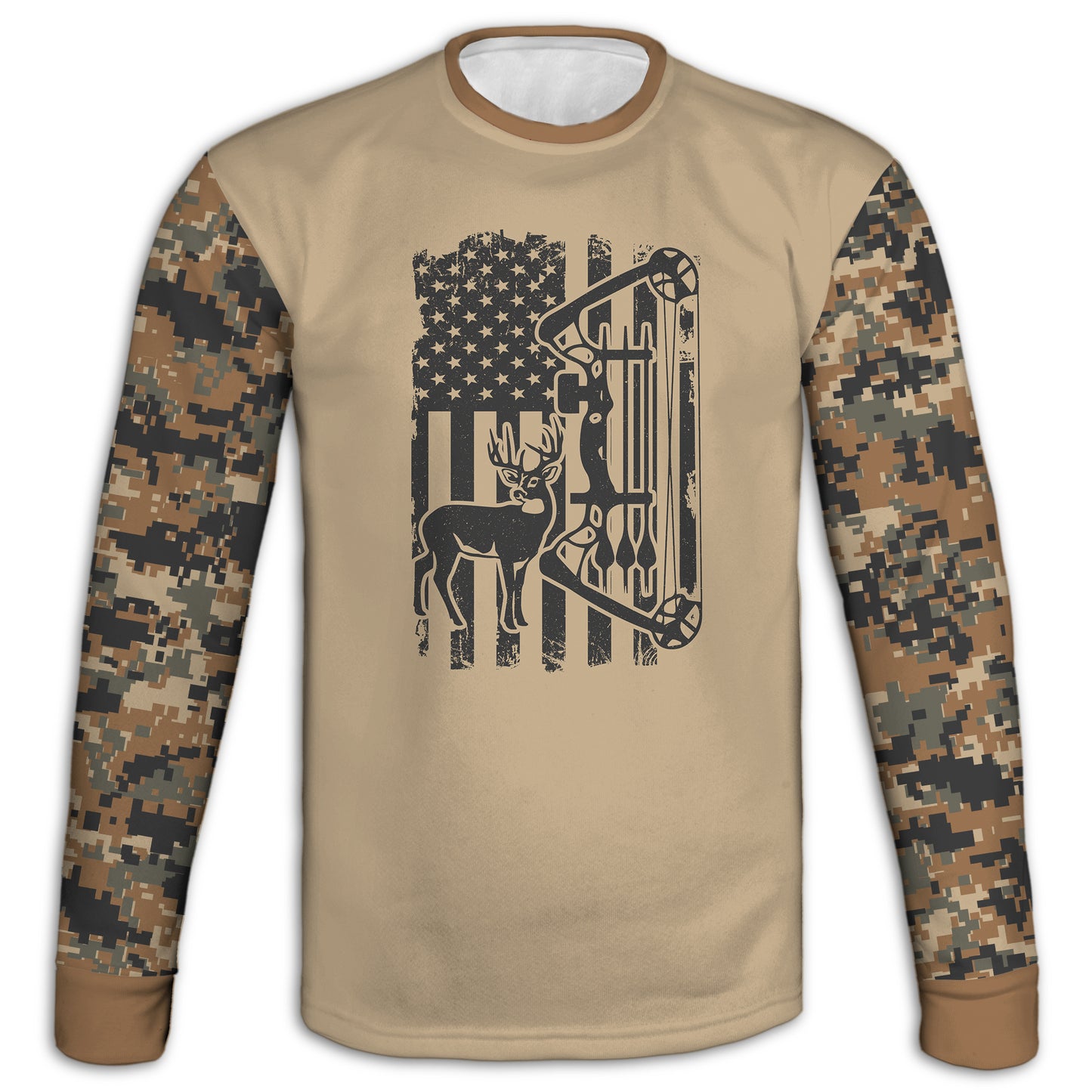 Men's Bow Hunter CAMO HOODIE / T-SHIRT / LONG SLEEVE TEE / PULLOVER / SWEATSHIRT