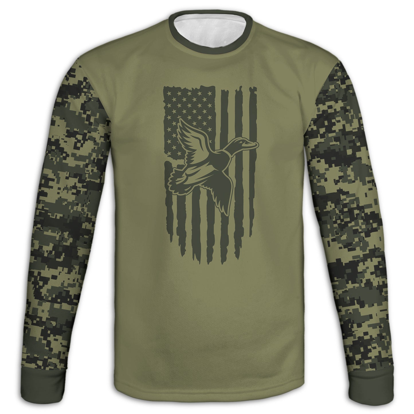 Men's Duck Flag CAMO HOODIE / T-SHIRT / LONG SLEEVE TEE / PULLOVER / SWEATSHIRT