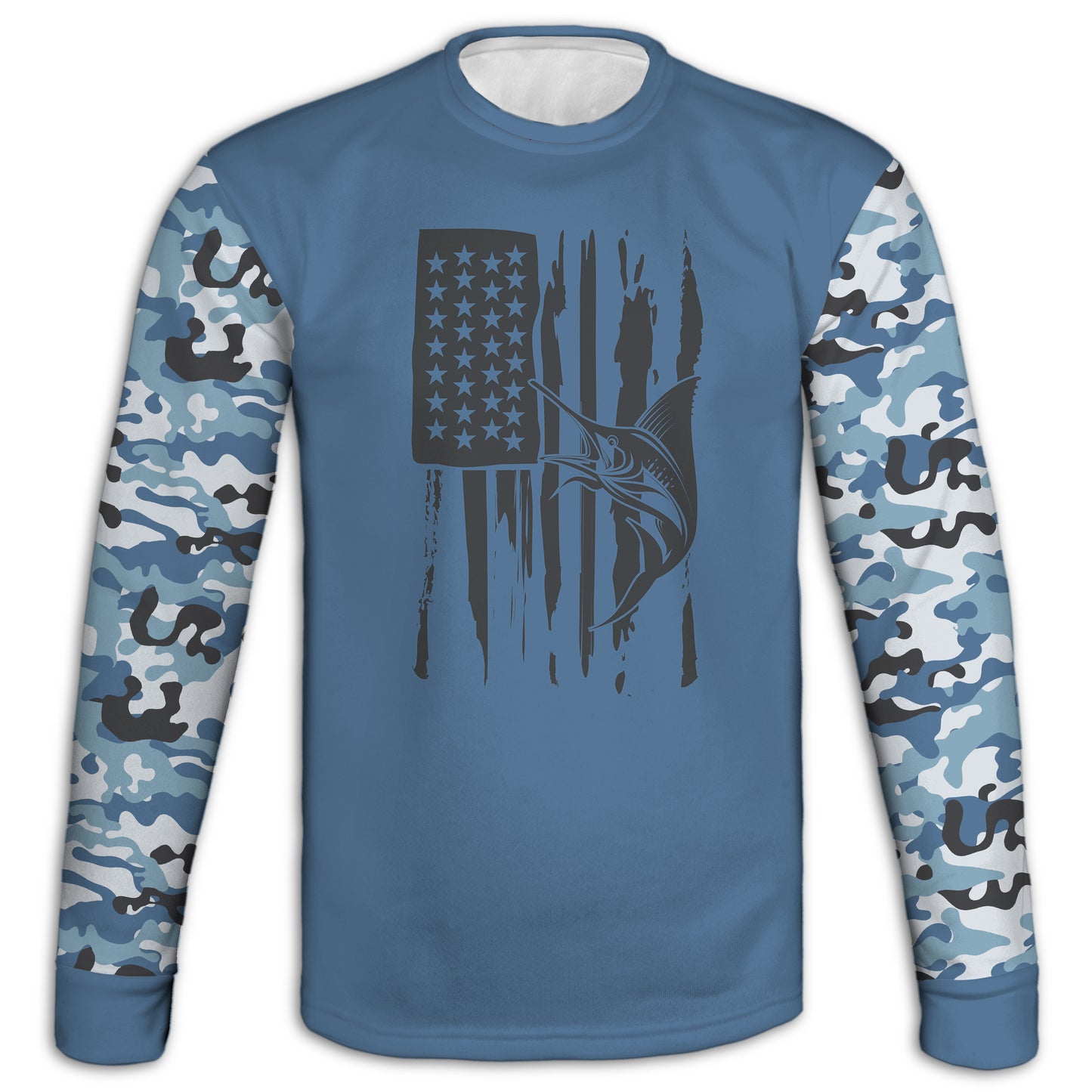 Men's Swordfish Flag CAMO HOODIE / T-SHIRT / LONG SLEEVE TEE / PULLOVER / SWEATSHIRT