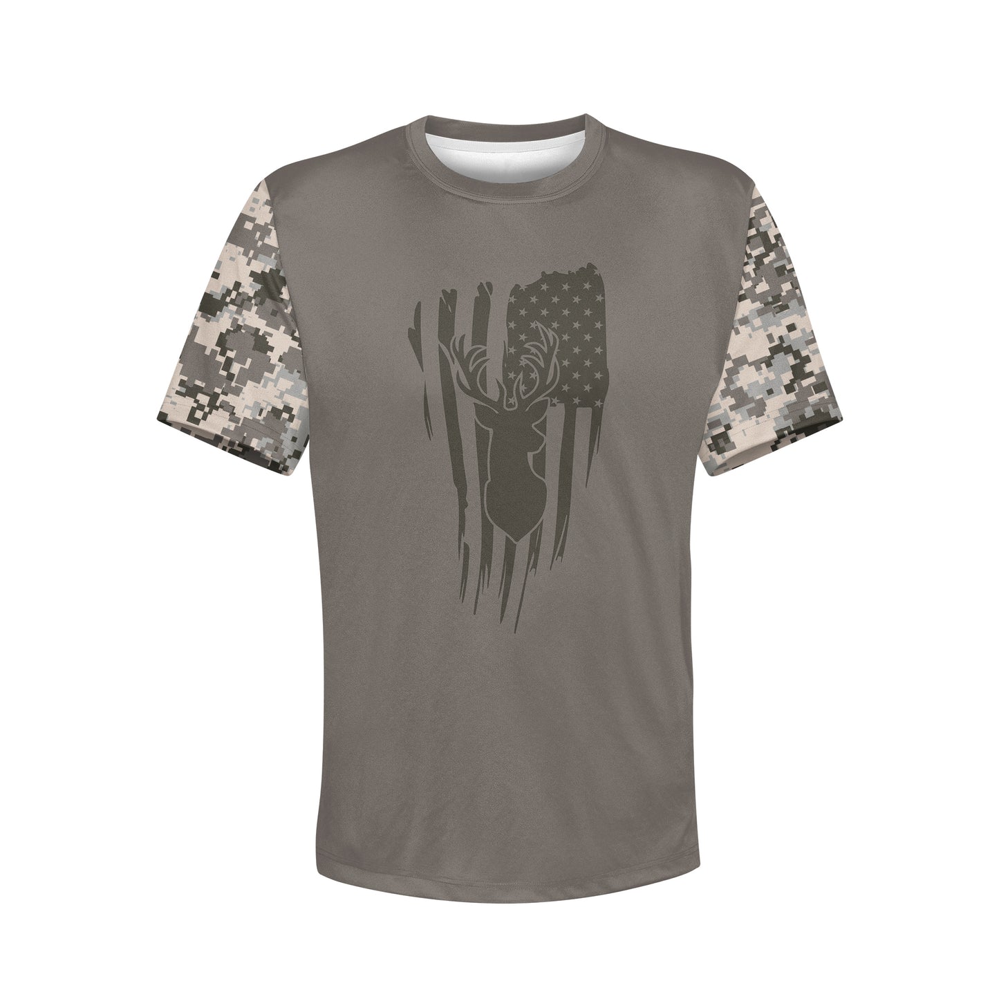 Men's Buck Flag CAMO HOODIE / T-SHIRT / LONG SLEEVE TEE / PULLOVER / SWEATSHIRT