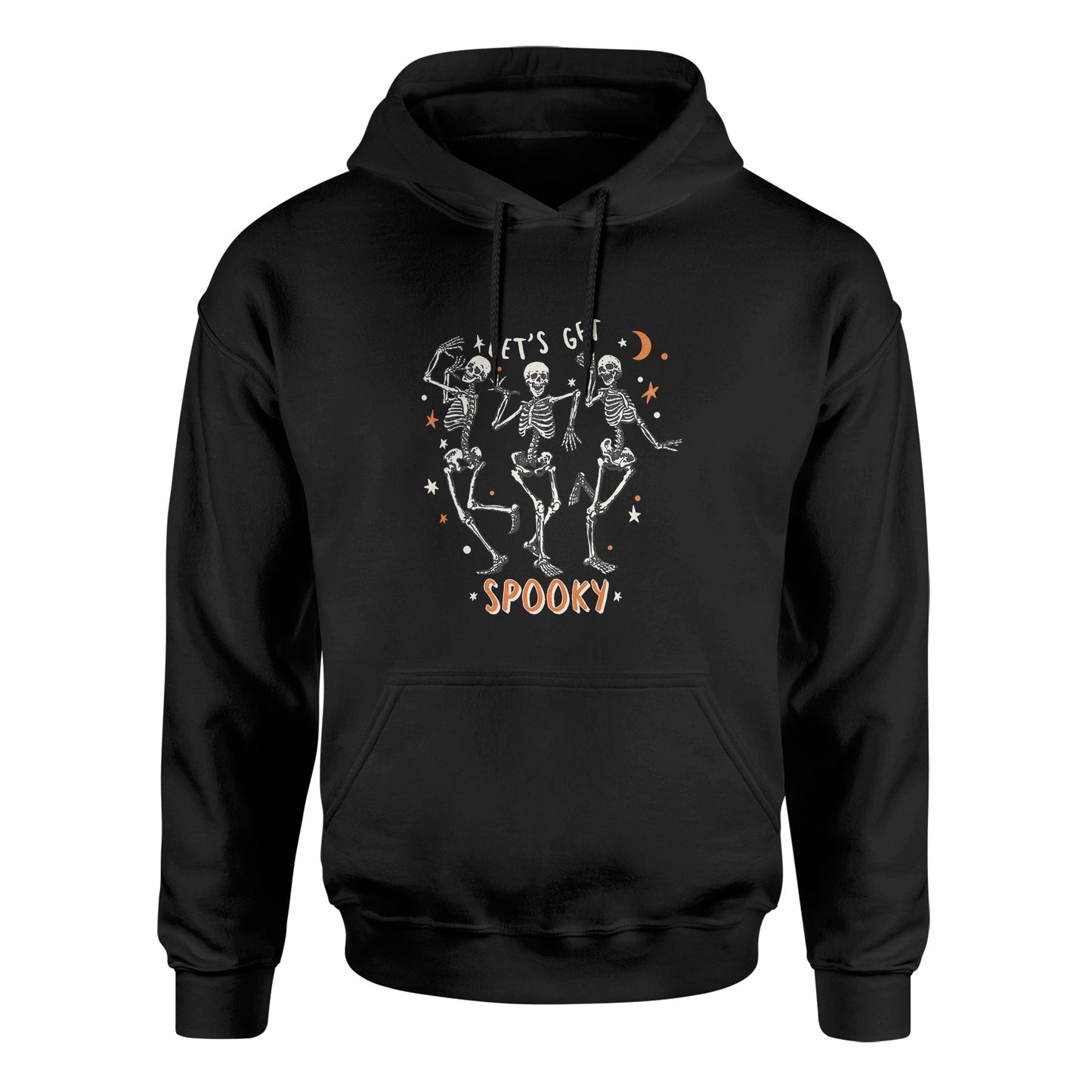 "Let's Get Spooky" Skeletons - Biblend Hoodie - Unisex