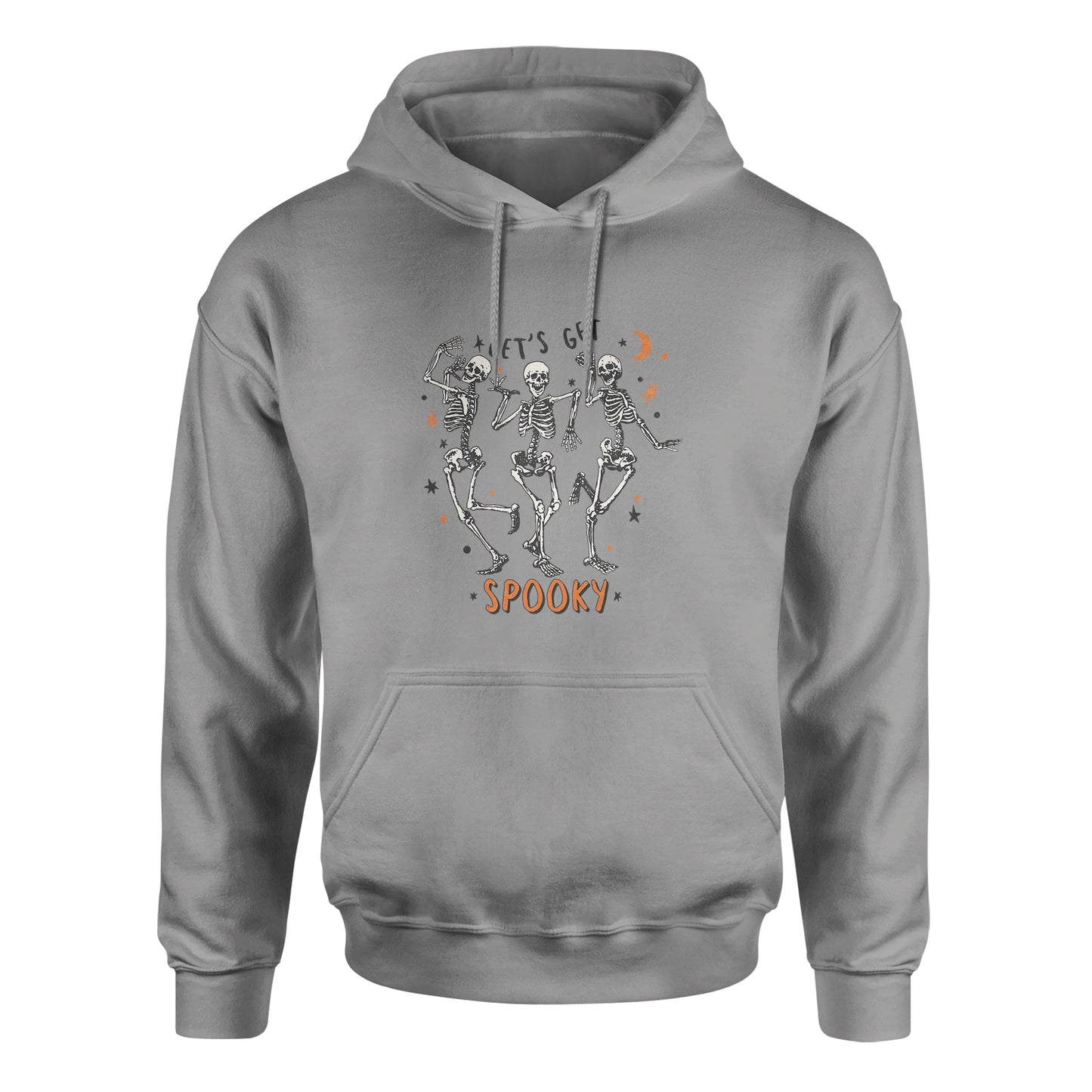"Let's Get Spooky" Skeletons - Biblend Hoodie - Unisex