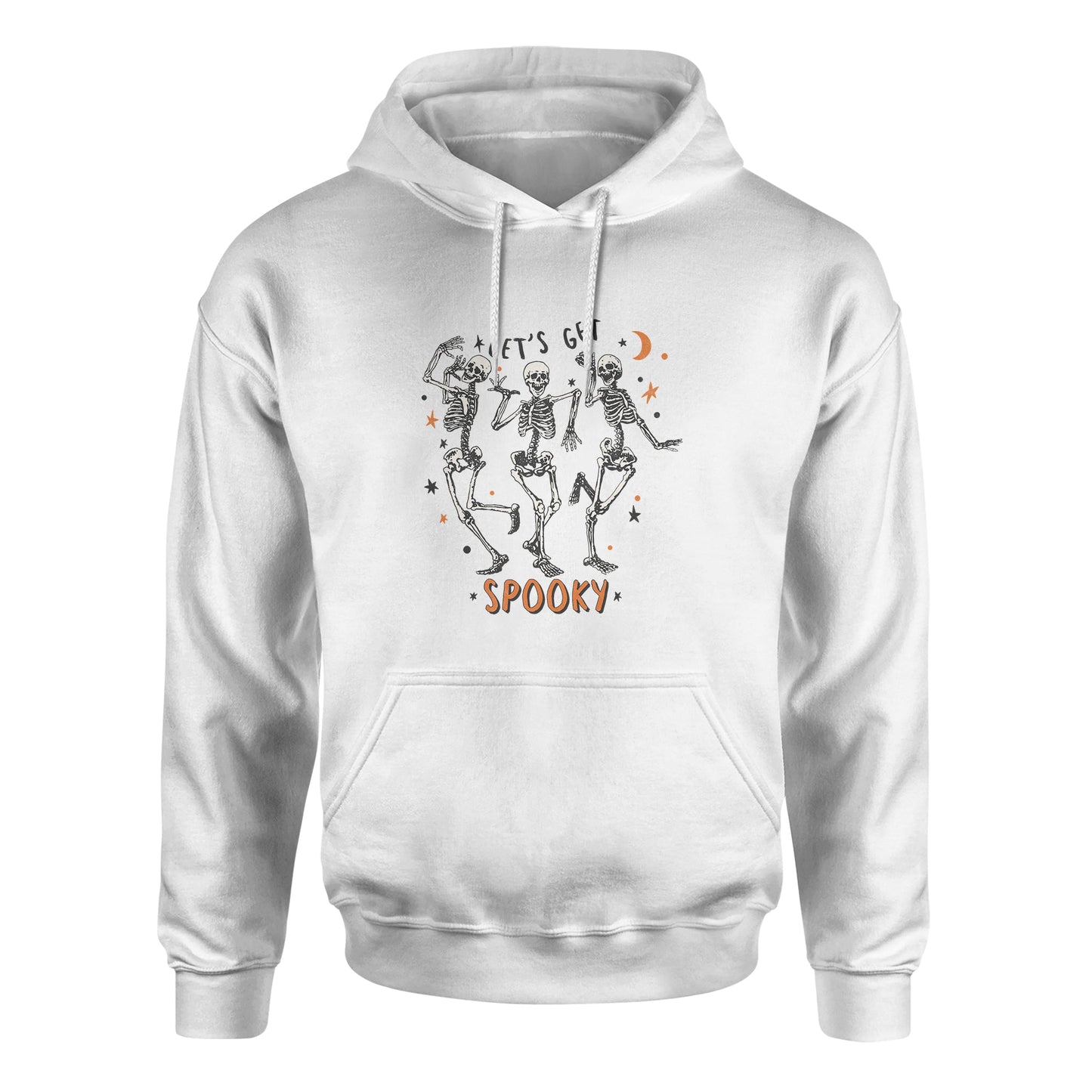 "Let's Get Spooky" Skeletons - Biblend Hoodie - Unisex