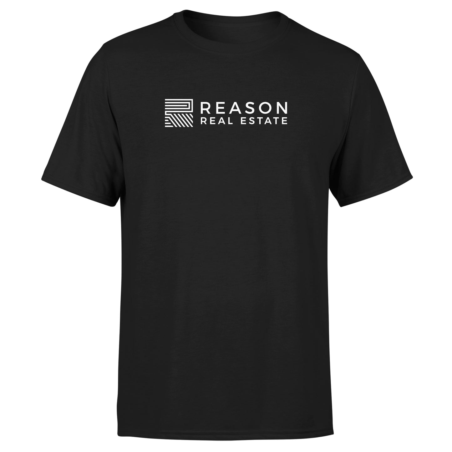 Reason Real Estate - Black Cotton Tee - Unisex Size