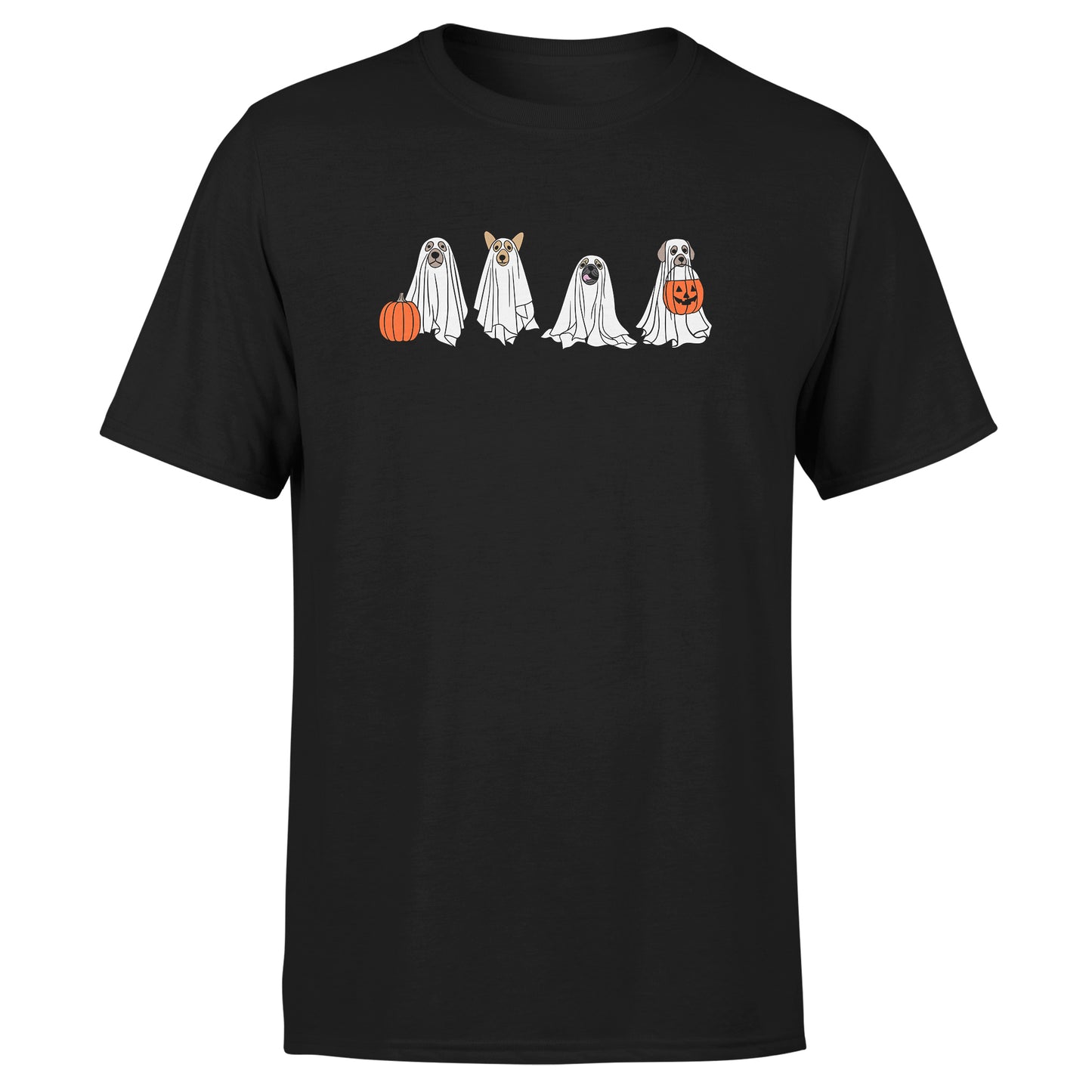 Trick or Treat Dogs - Cotton T-Shirt - Unisex