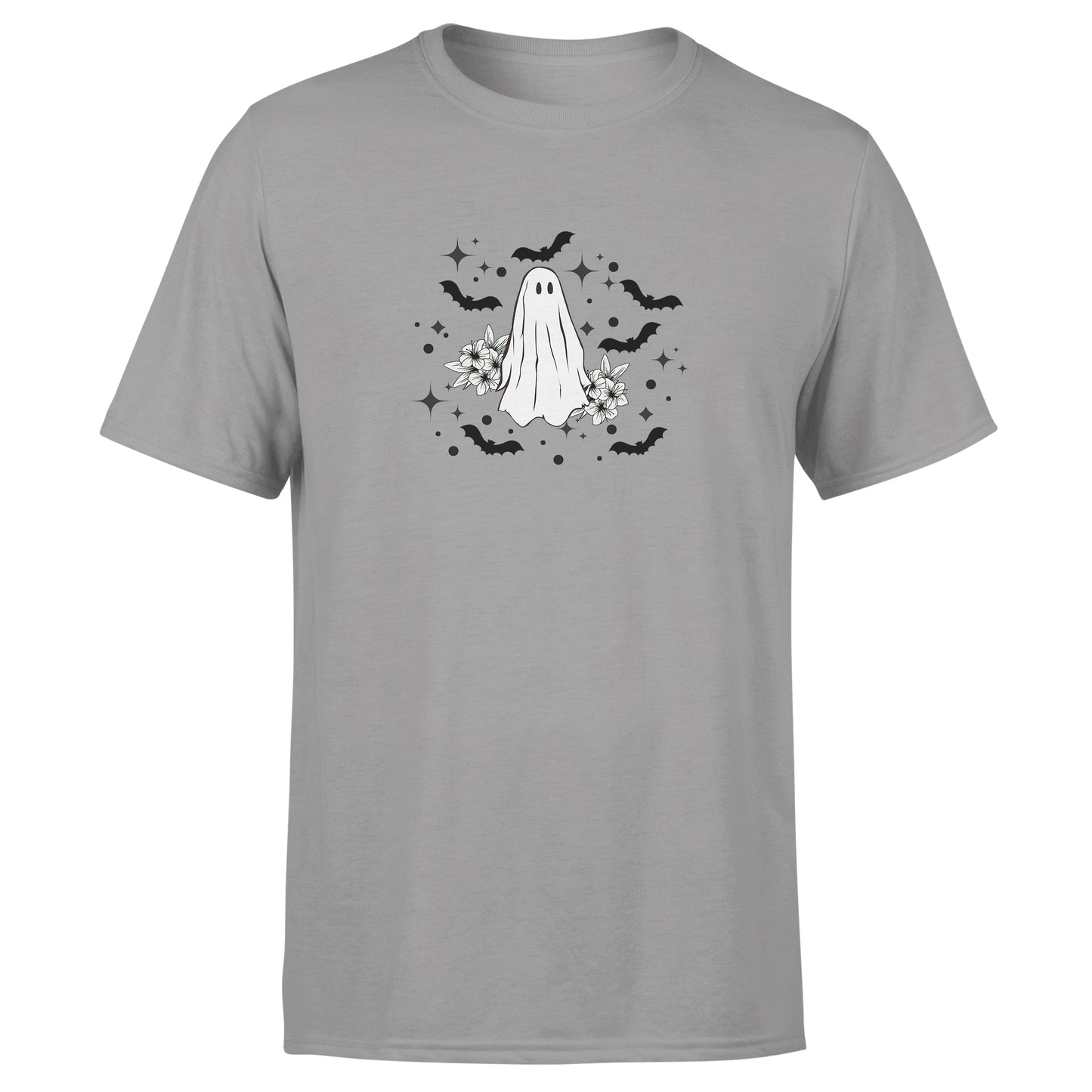 Ghost and Bats - Cotton T-Shirt - Unisex