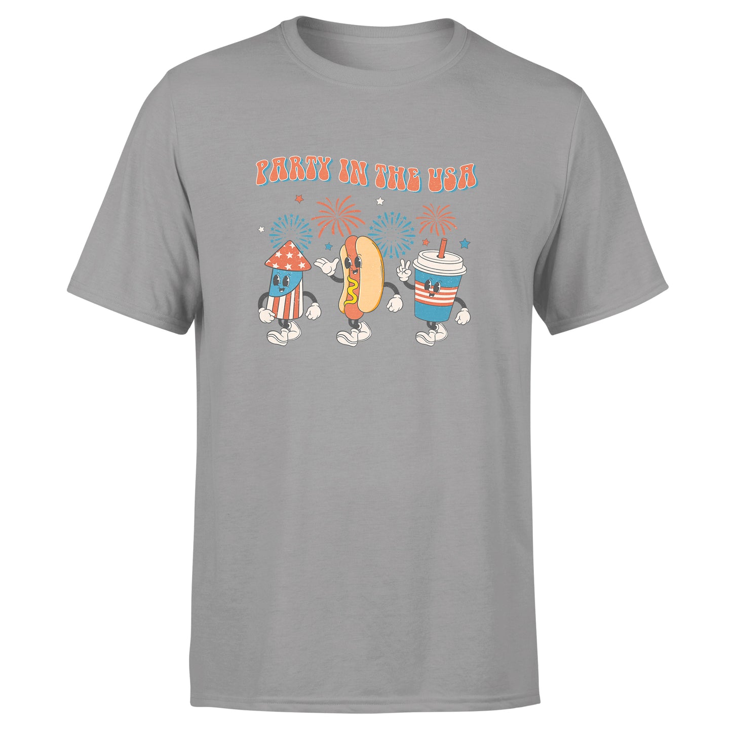 Party in the USA - Cotton T-Shirt - Youth / Adult Unisex Size