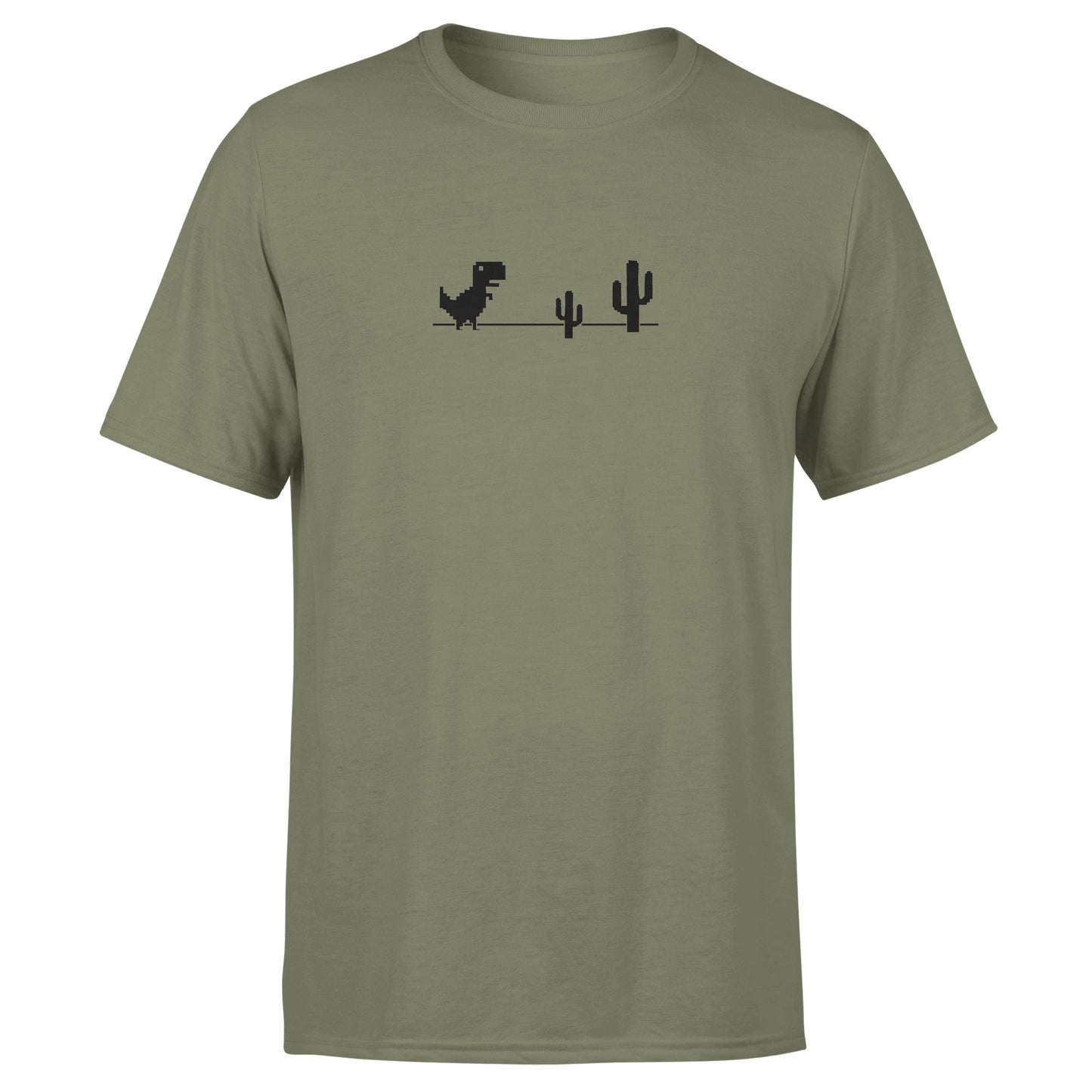 T-Rex Running - Cotton T-Shirt - Unisex